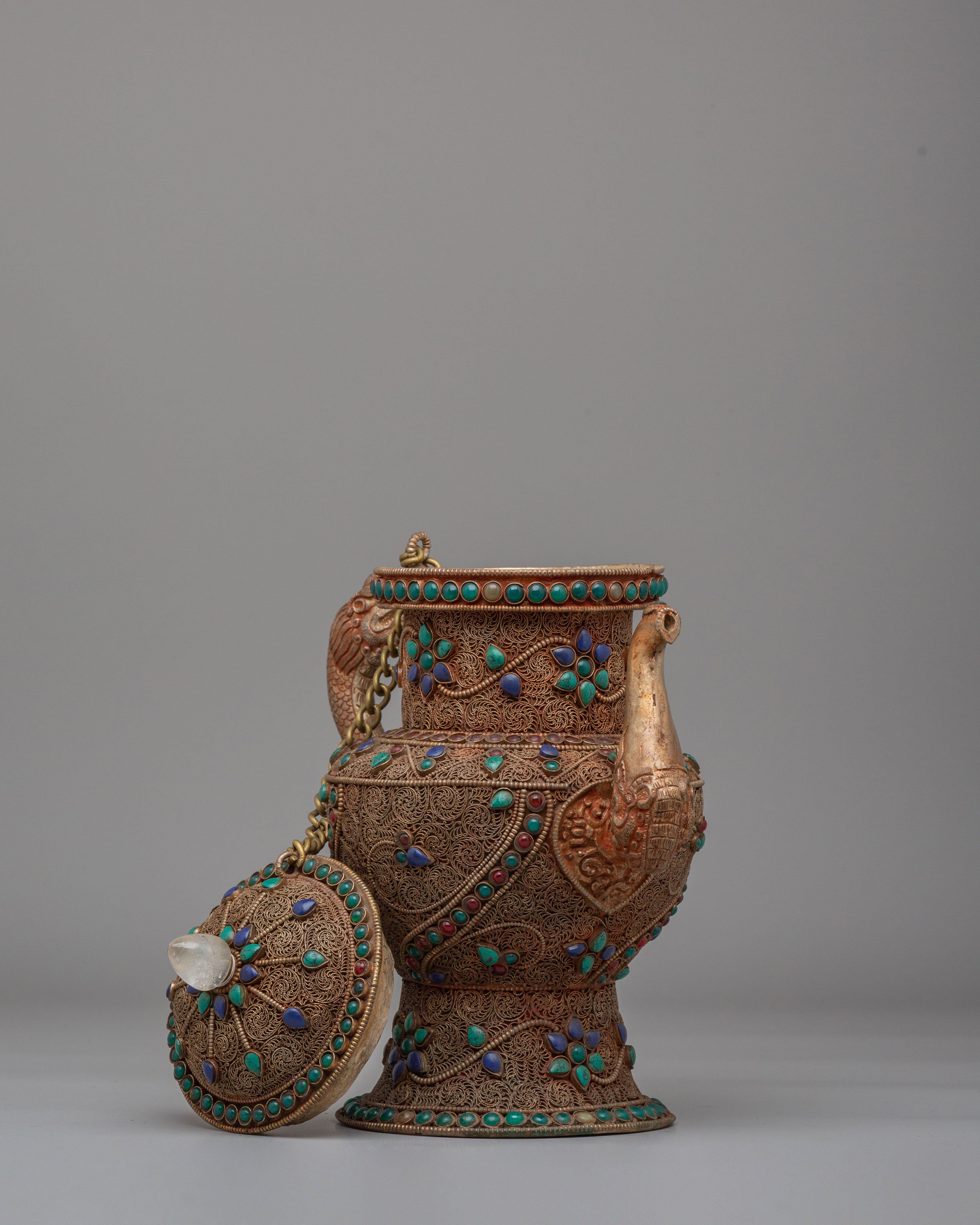 Himalayan Filigree Tea Pot | Decorative Artwork