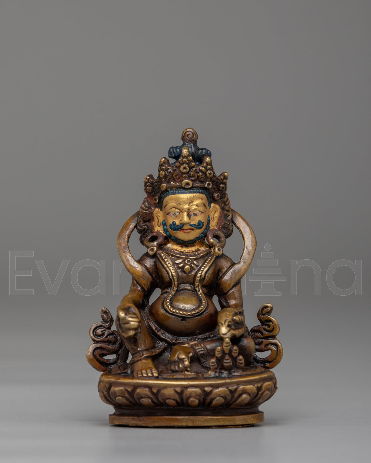 Dzambhala Meditation Wealth Deity Statue