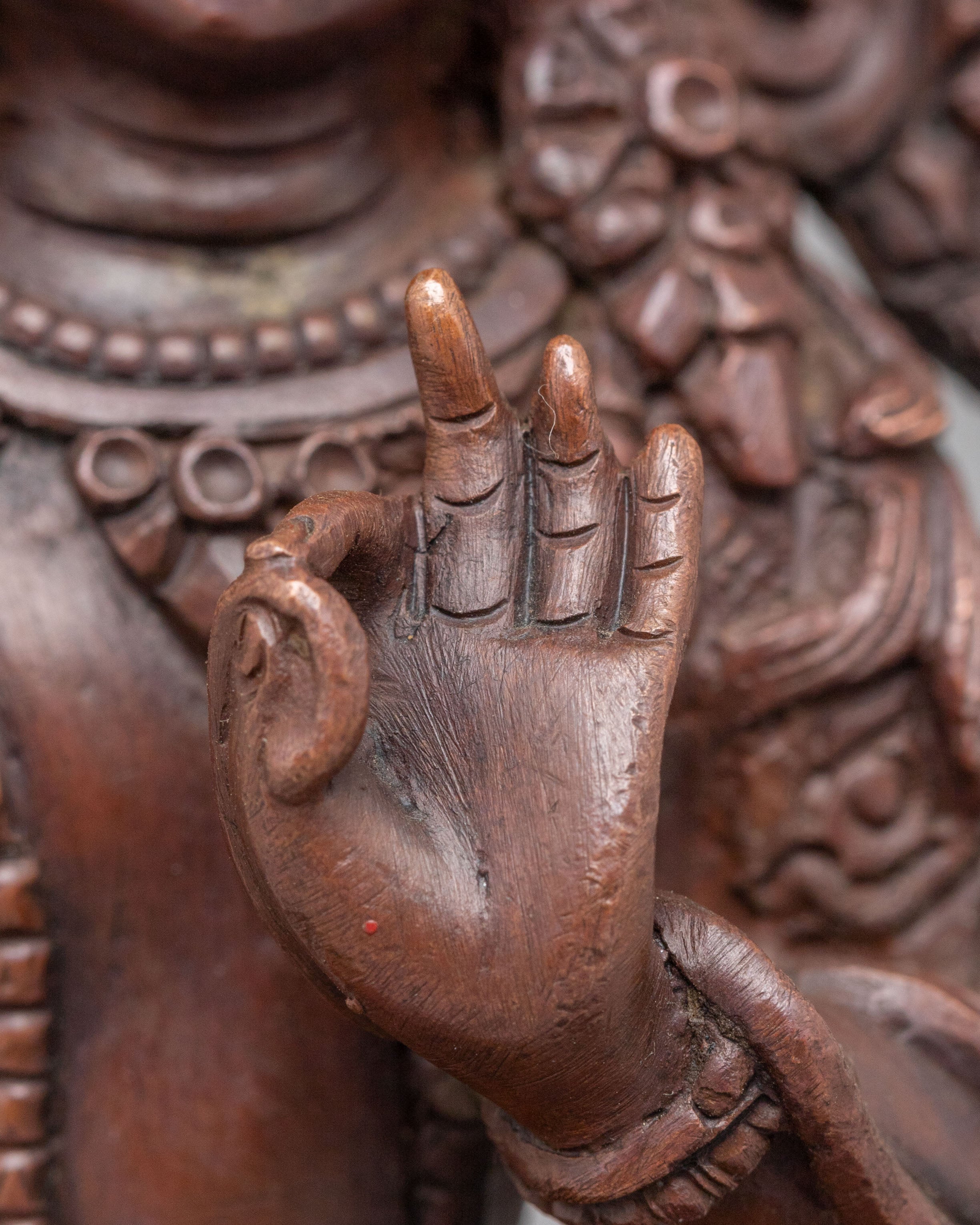 Himalayan Manjushri Wisdom Deity Statue | Tibetan Sculpture for Altar