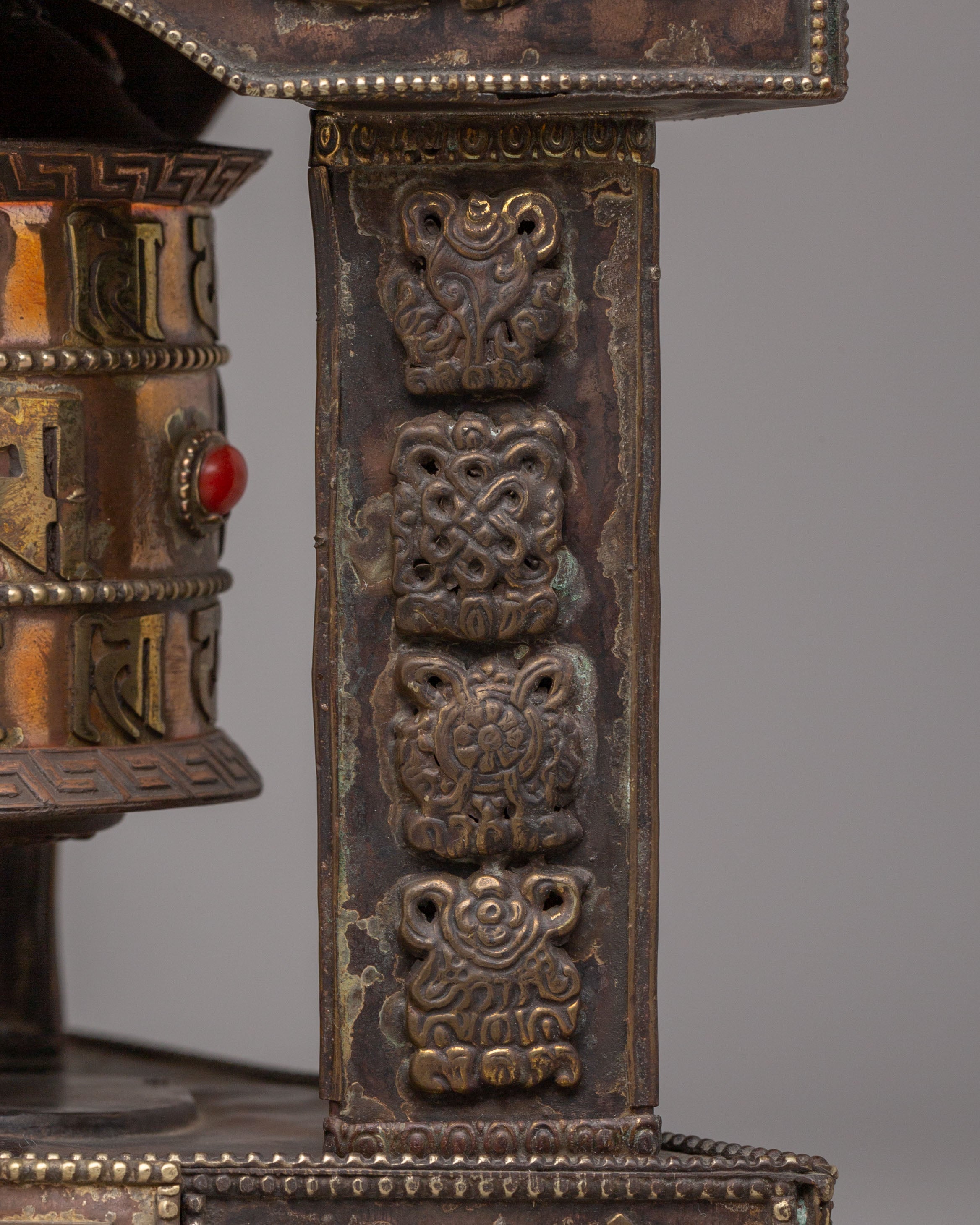 Buddhist Tibetan Prayer Wheel | Handcrafted Spiritual Art