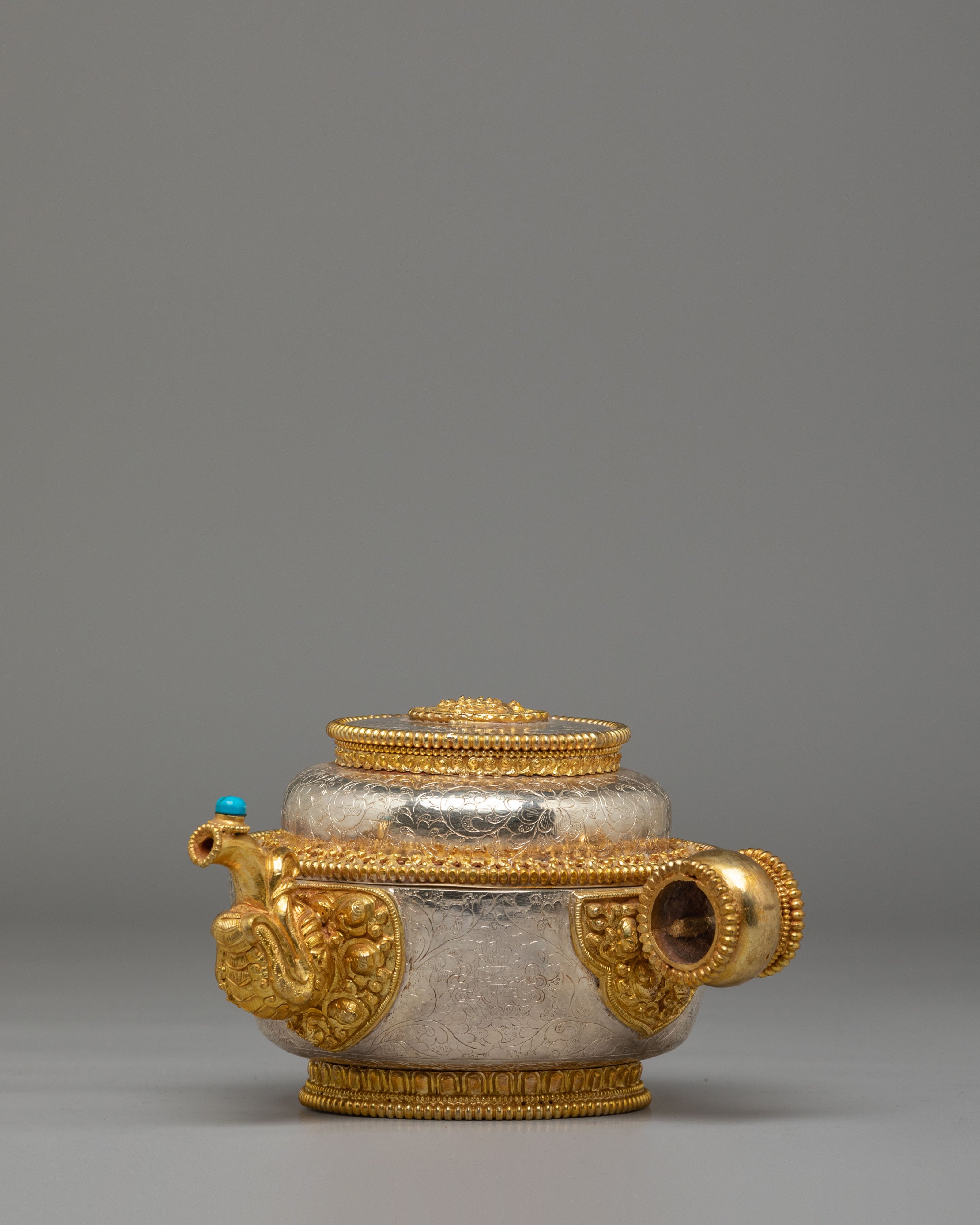 Silver-Plated Shrine Water Offering Bowls | Elegant Ritual Tools for Spiritual Practice