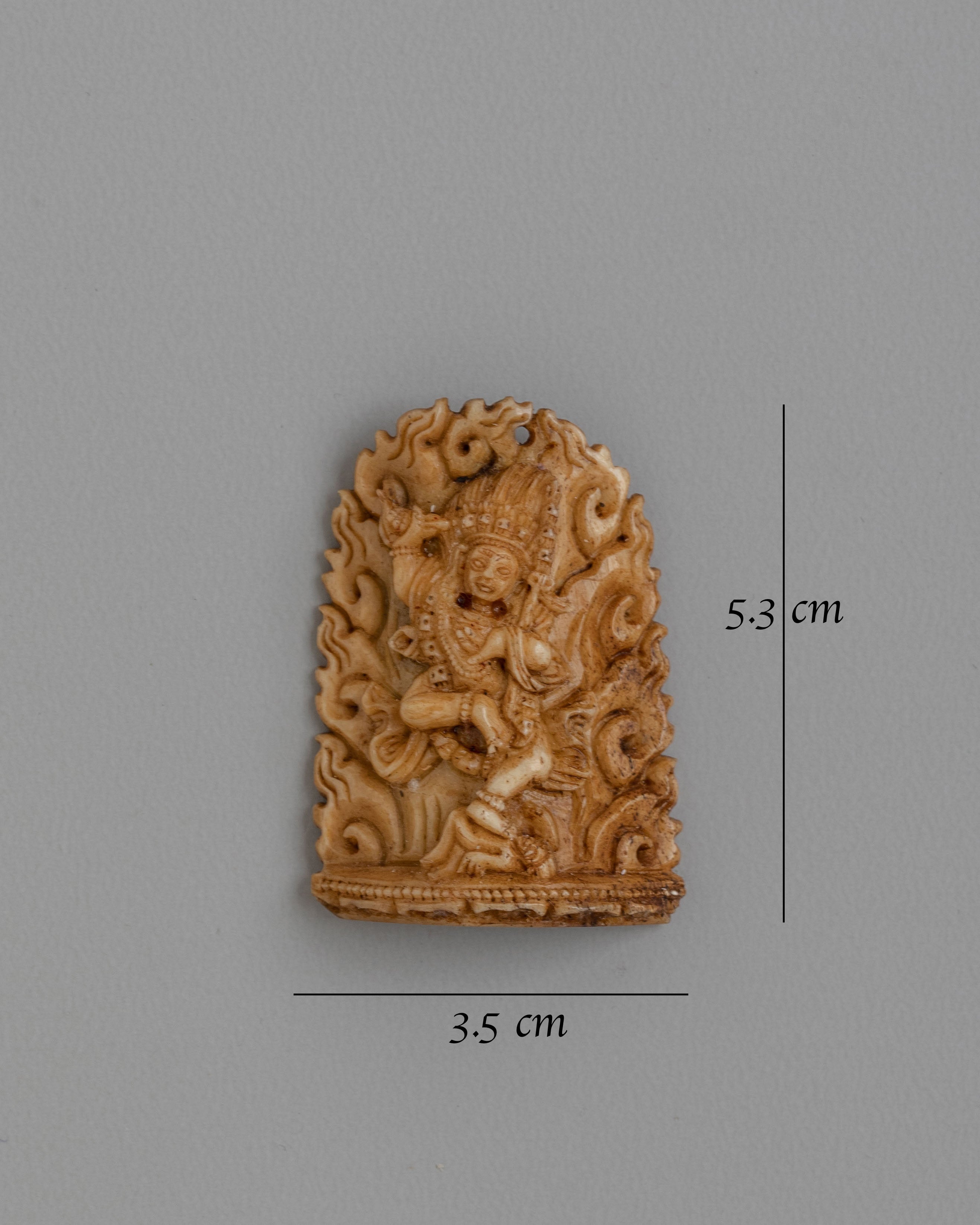 Tibetan Dorje Phagmo Bone Sculpture | Buddhist Tantric Deity Figurine