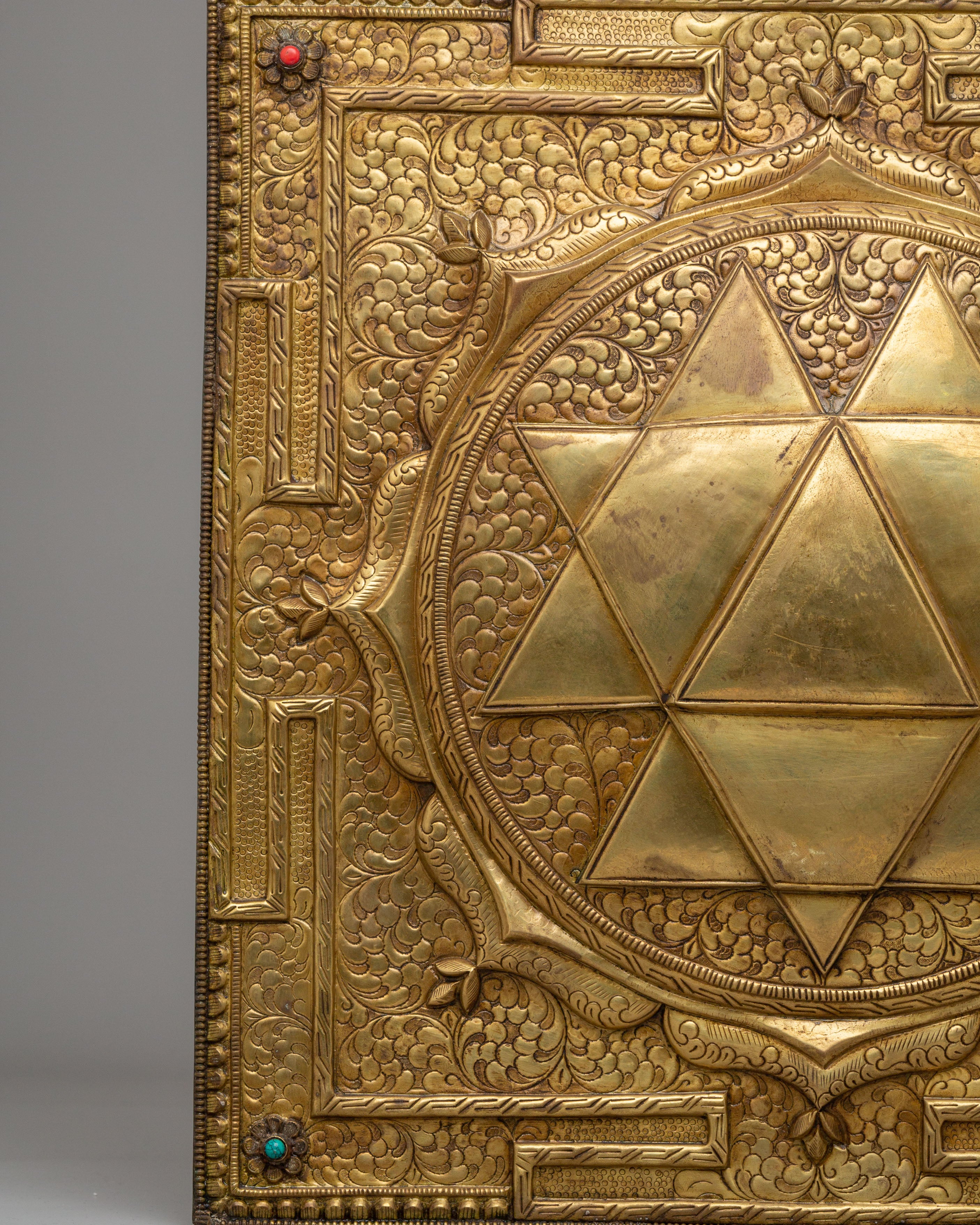 Traditional Sri Yantra Wall Hanging | Spiritual Protection Decor