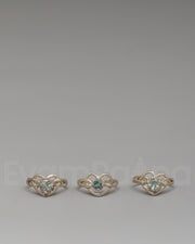 Three Piece Silver Ring Set