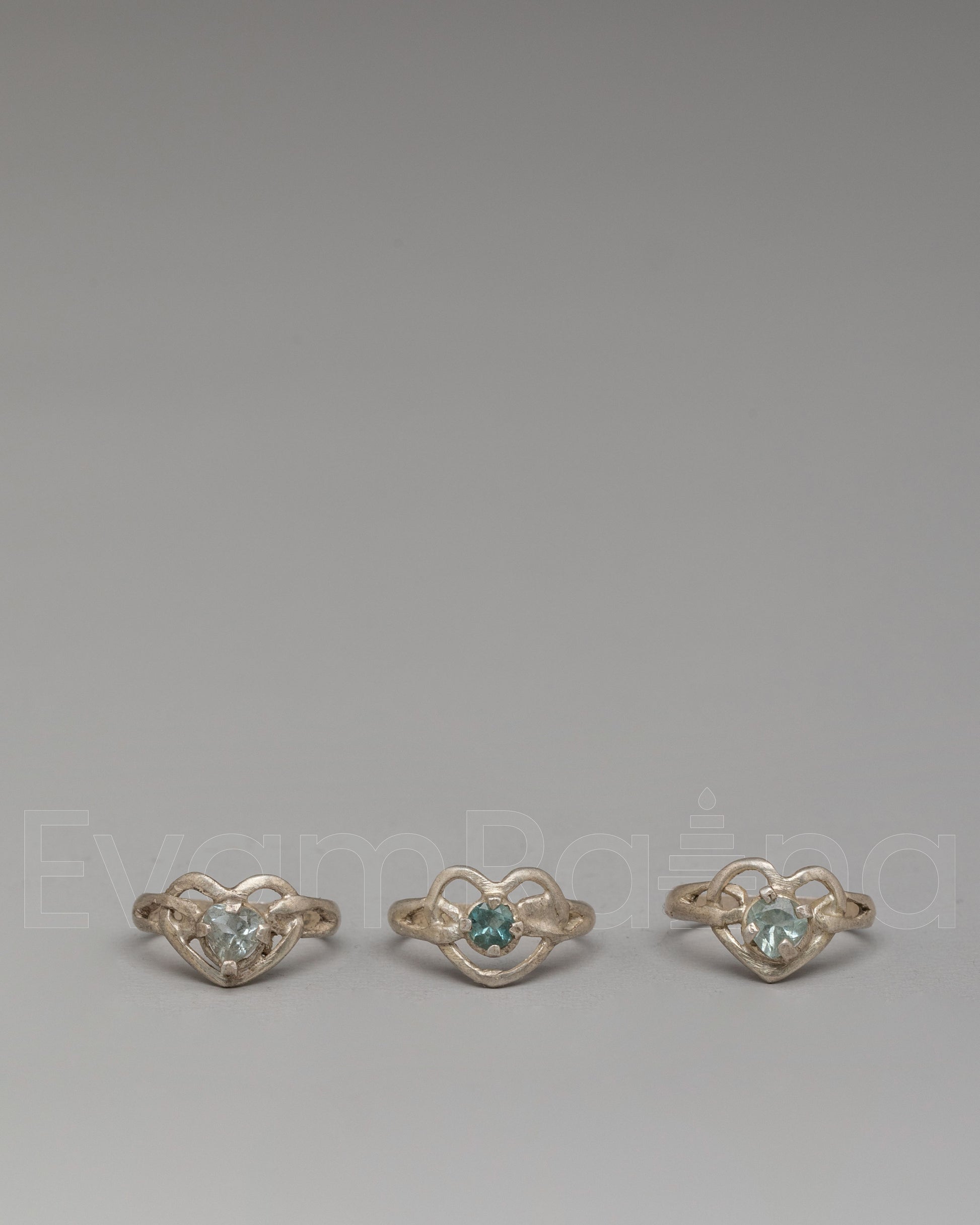 Three Piece Silver Ring Set