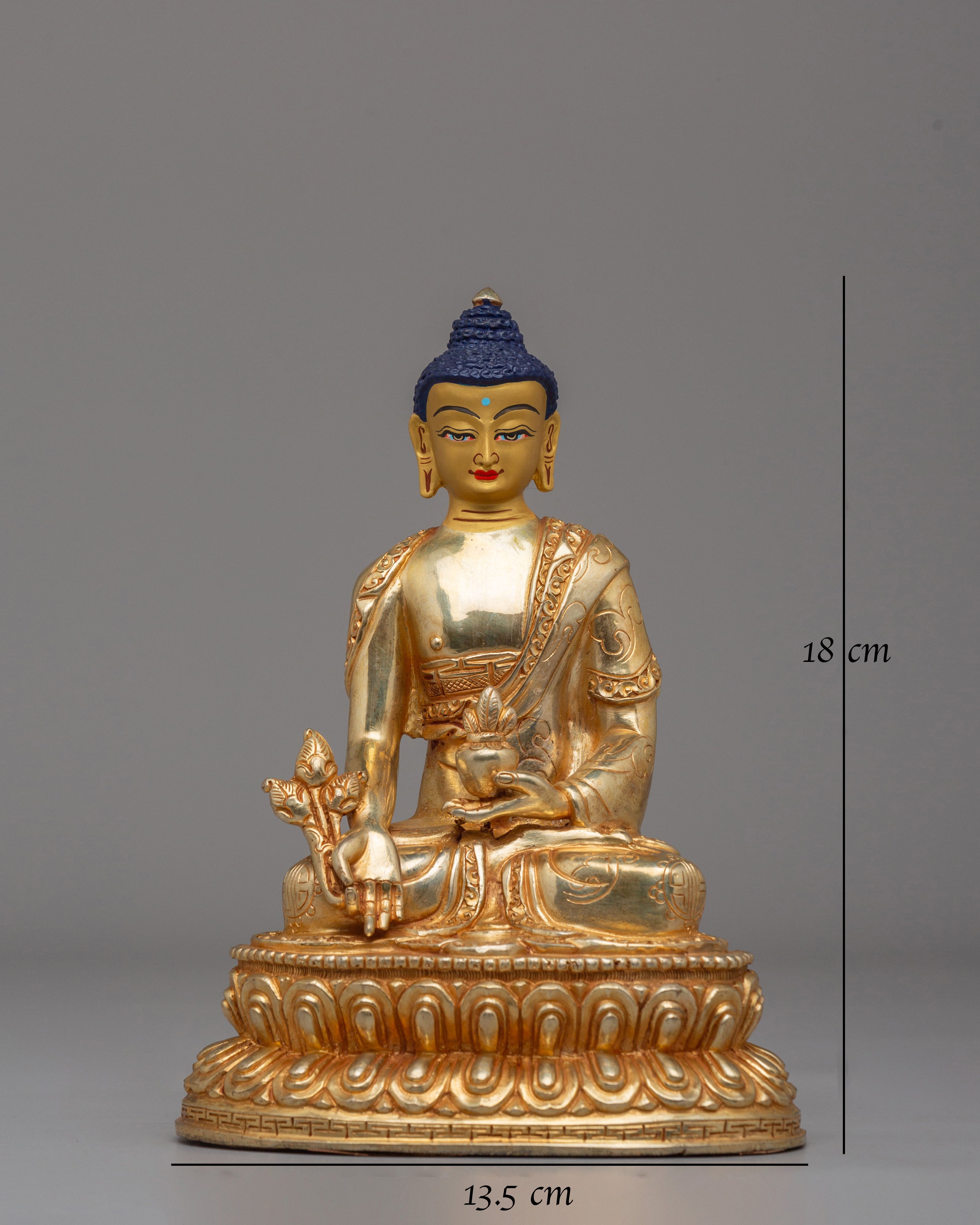 Medicine Buddha Statue for Inner Peace | Bhaisajyaguru Buddhist Sculpture