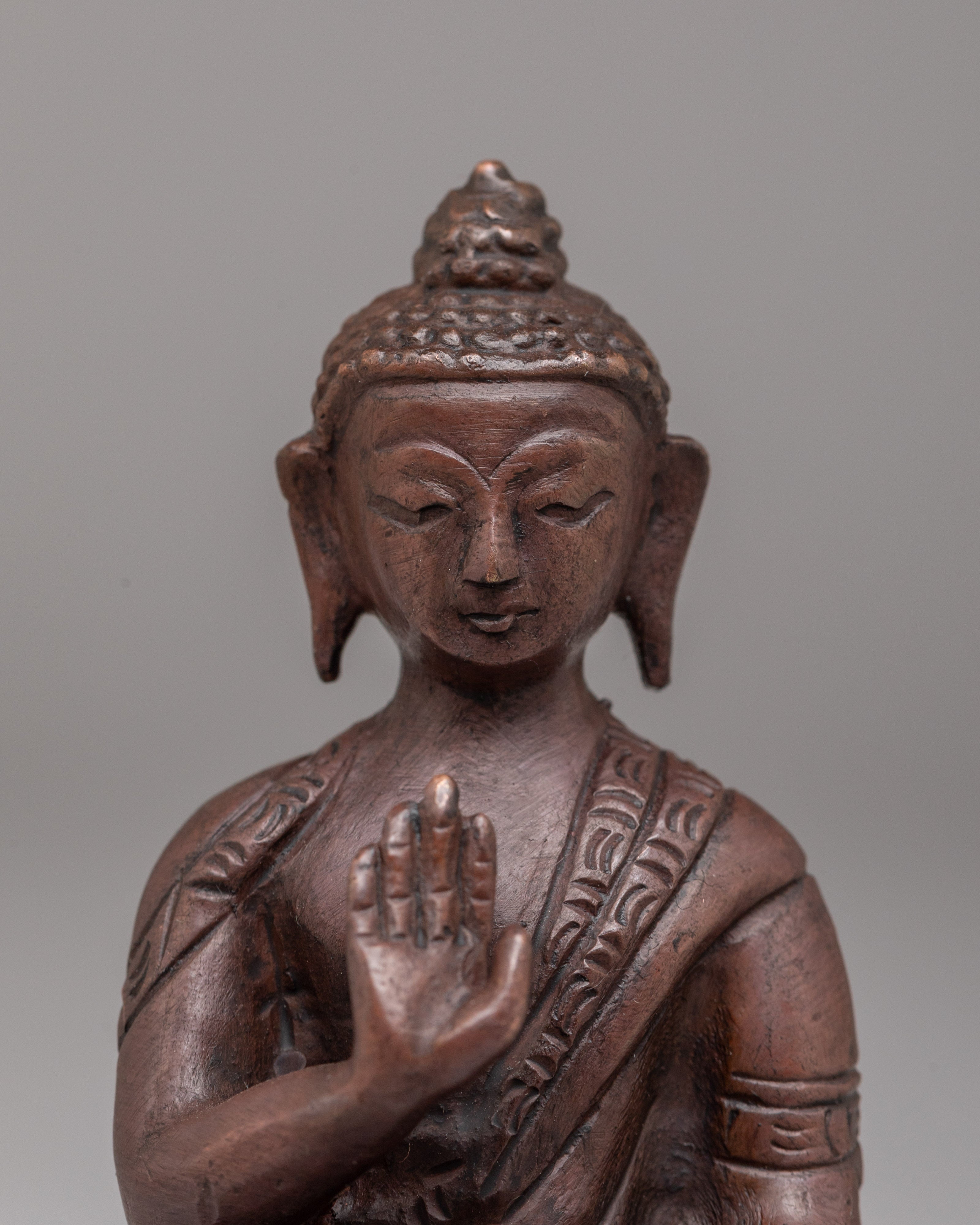 Handcrafted Amogasiddhi Buddhist Statue | Spiritual Symbol