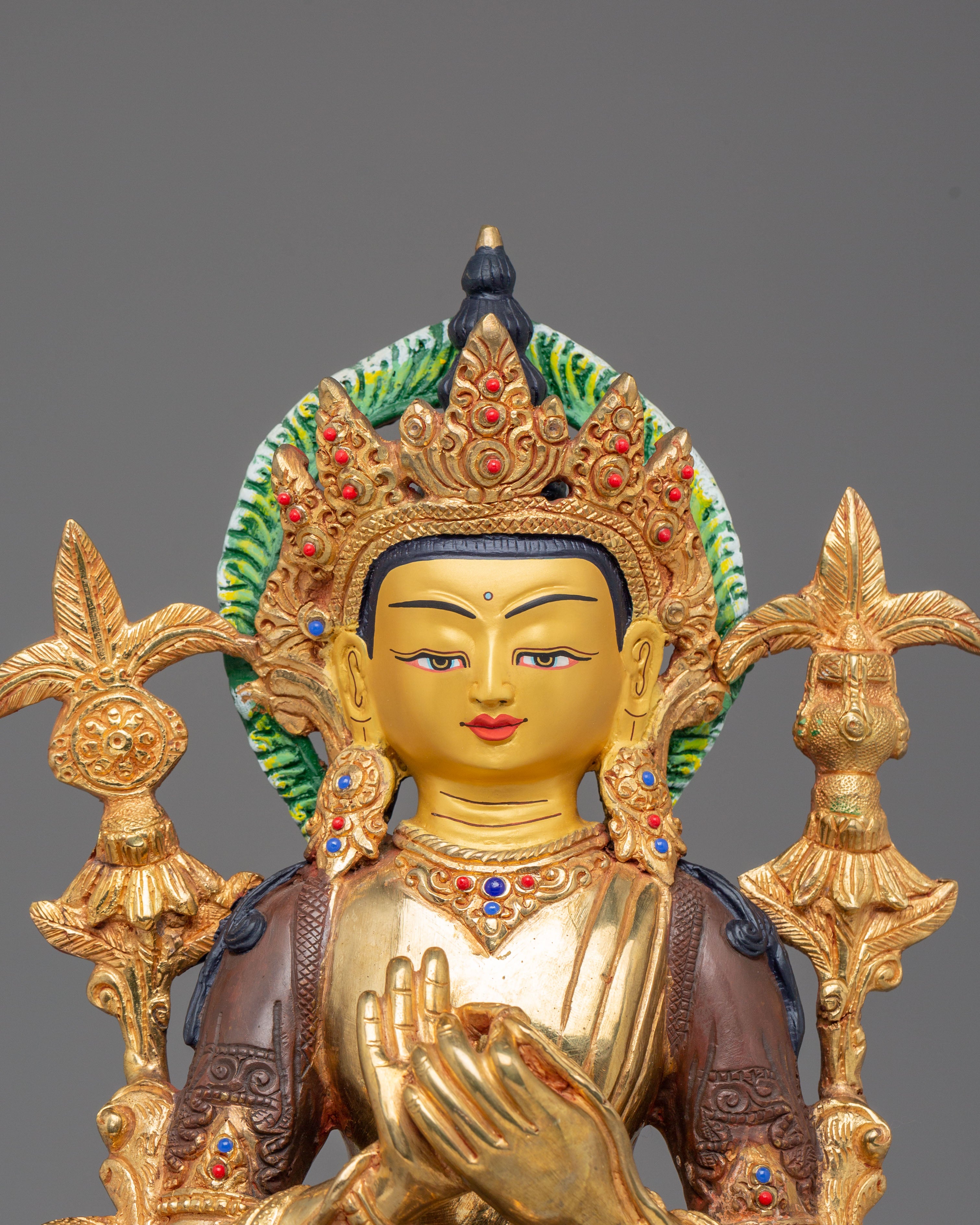 Future Buddha Maitreya Handmade Sculpture | Buddhist Spiritual Artwork