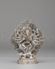 Maha Rakta Ganesh Statue