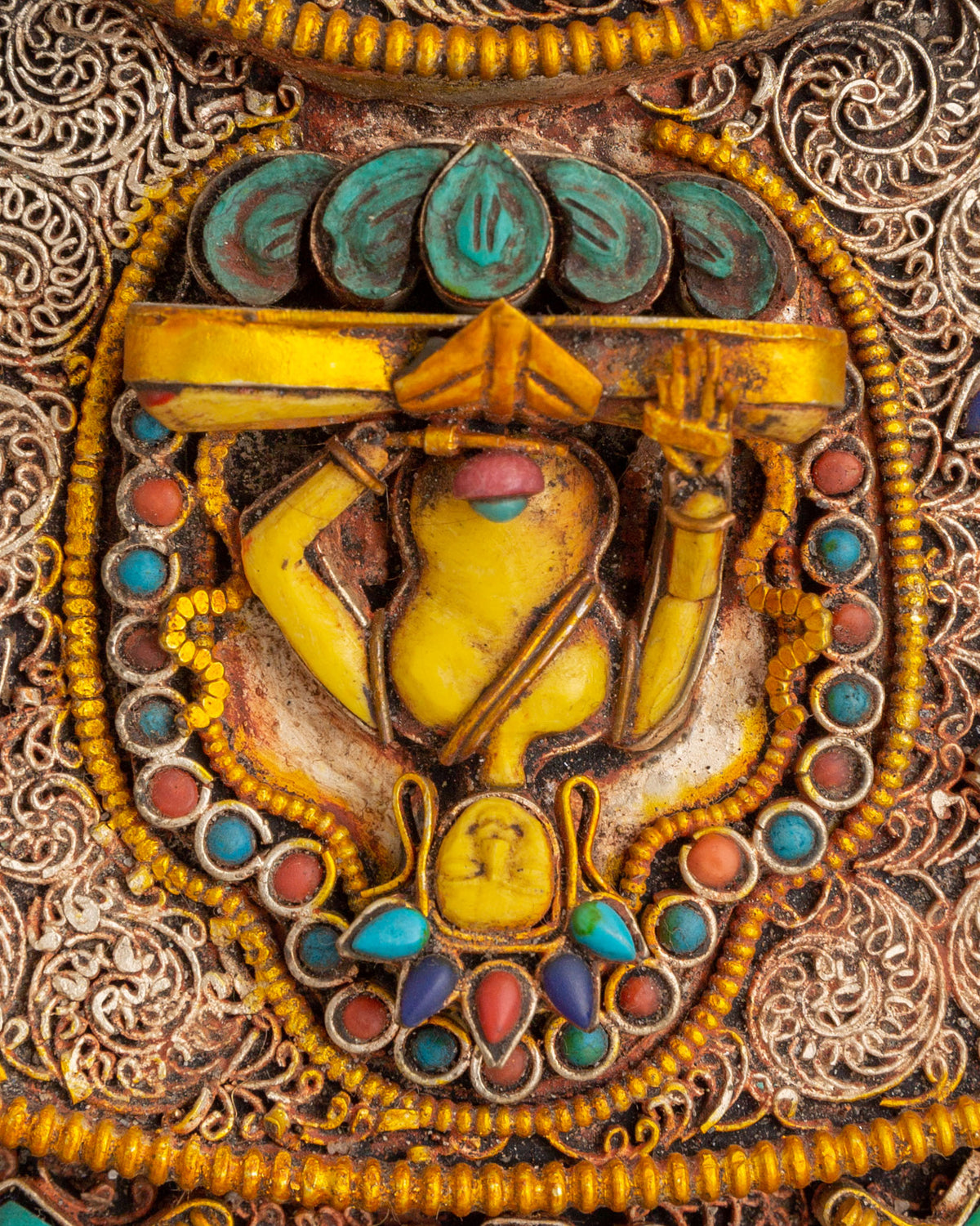 Handmade Dhyani Buddha Mandala Wall Hanging | Symbol of Enlightenment