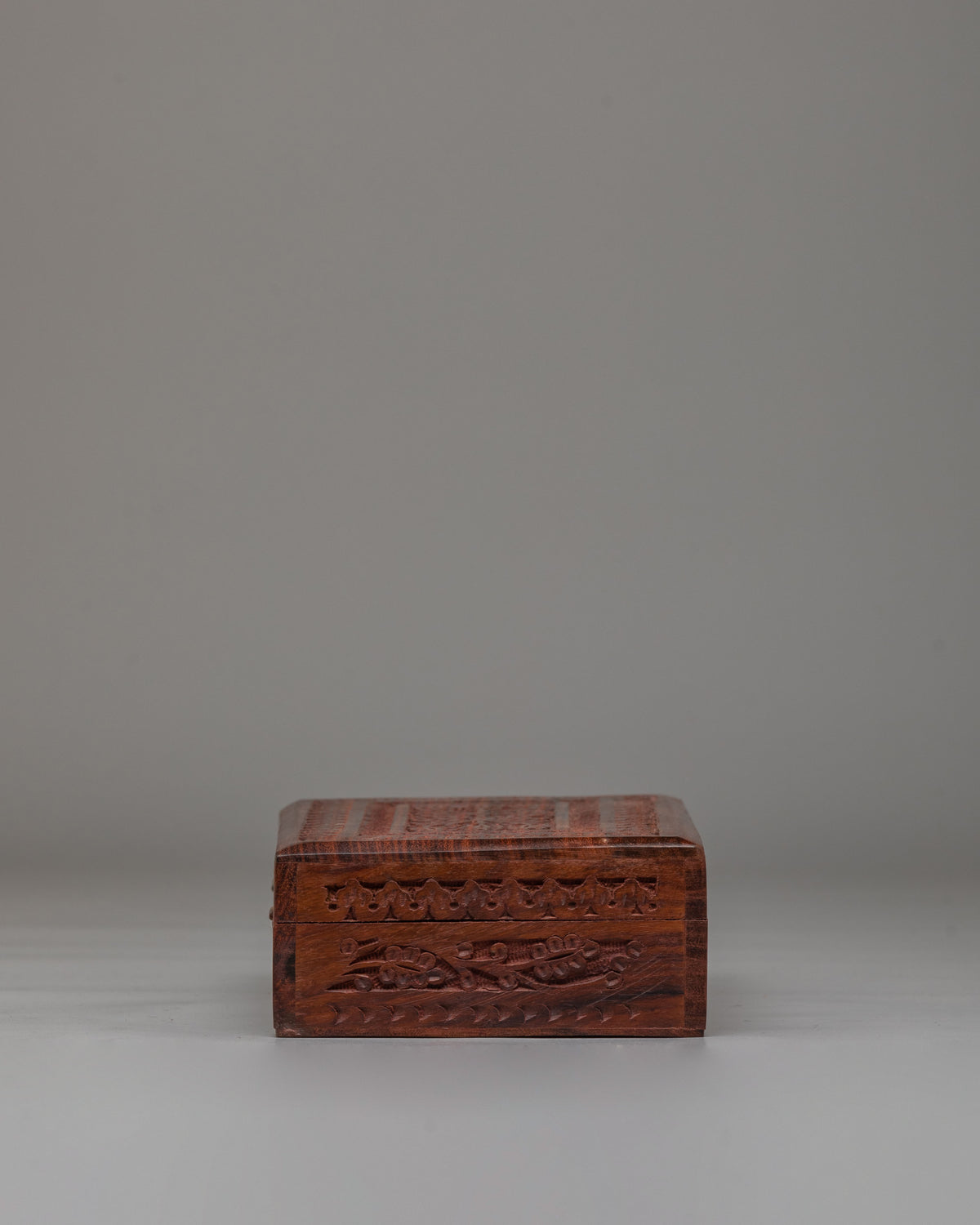 Buddhist Offering Treasure Box | Handcrafted Wooden Sacred Storage Box