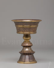 Sacred Tibetan Offering Lamp