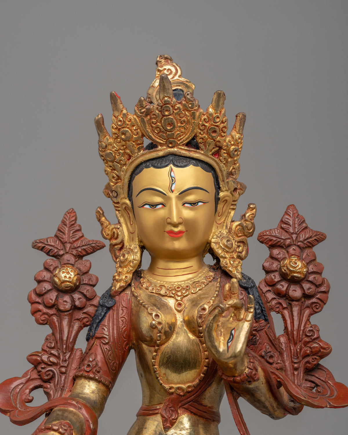White Tara Seven Eyes Statue | Traditional Handcrafted Artwork