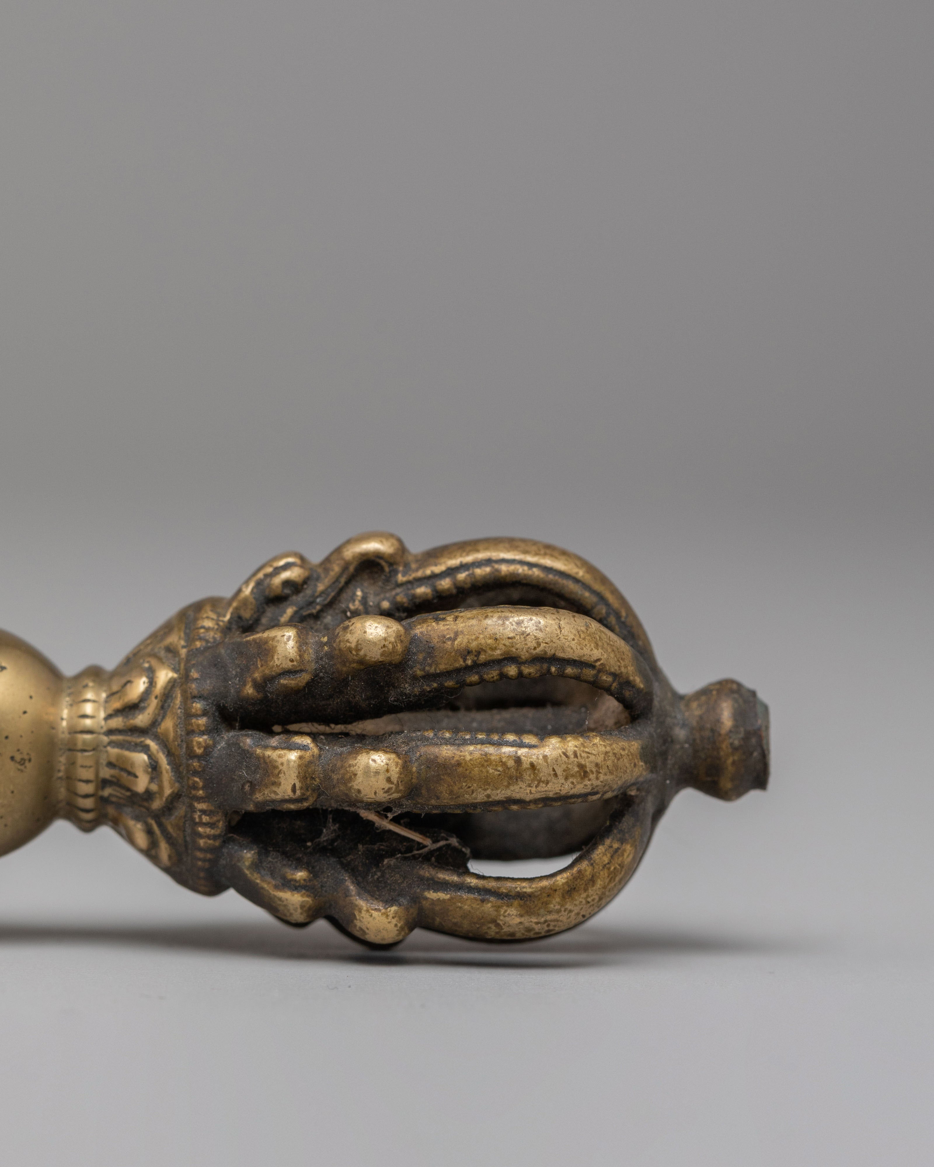 Sacred Tibetan Dorje Vajra | 20 Year Old Tibetan Dorje Ritual Instrument