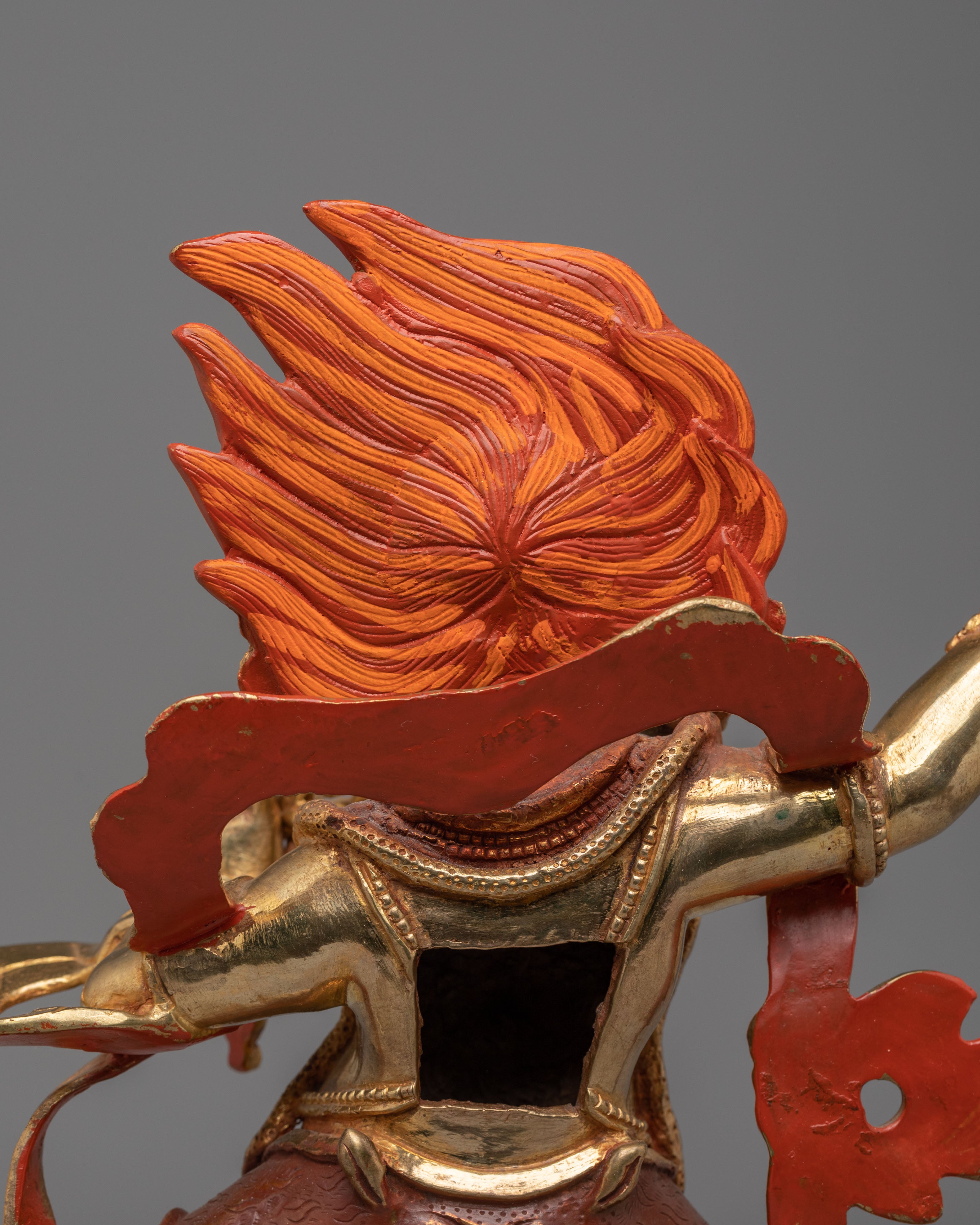 Wrathful Vajrapani Deity Statue | Traditional Tibetan Artwork