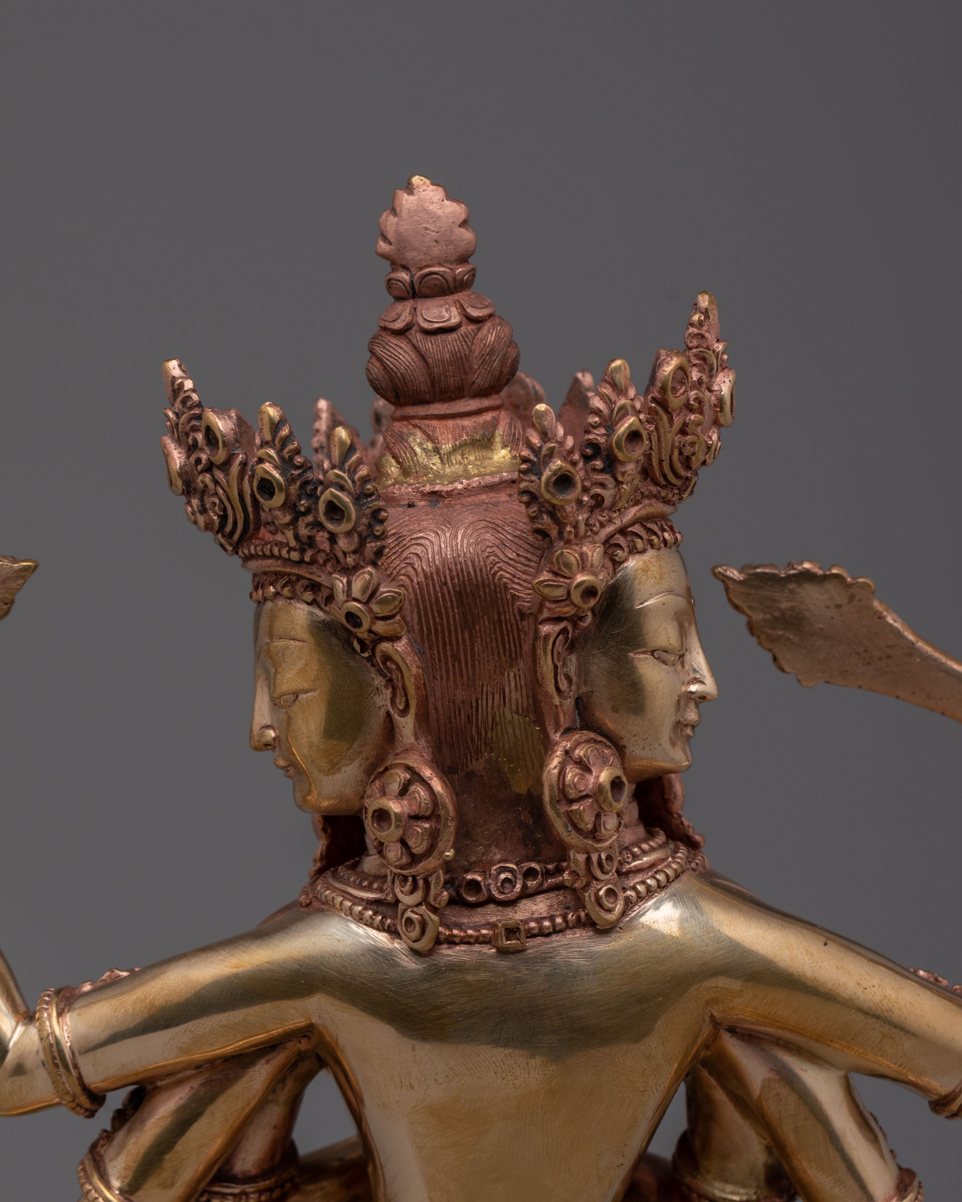 Tibetan Maha Manjushri Statue | Wisdom Deity