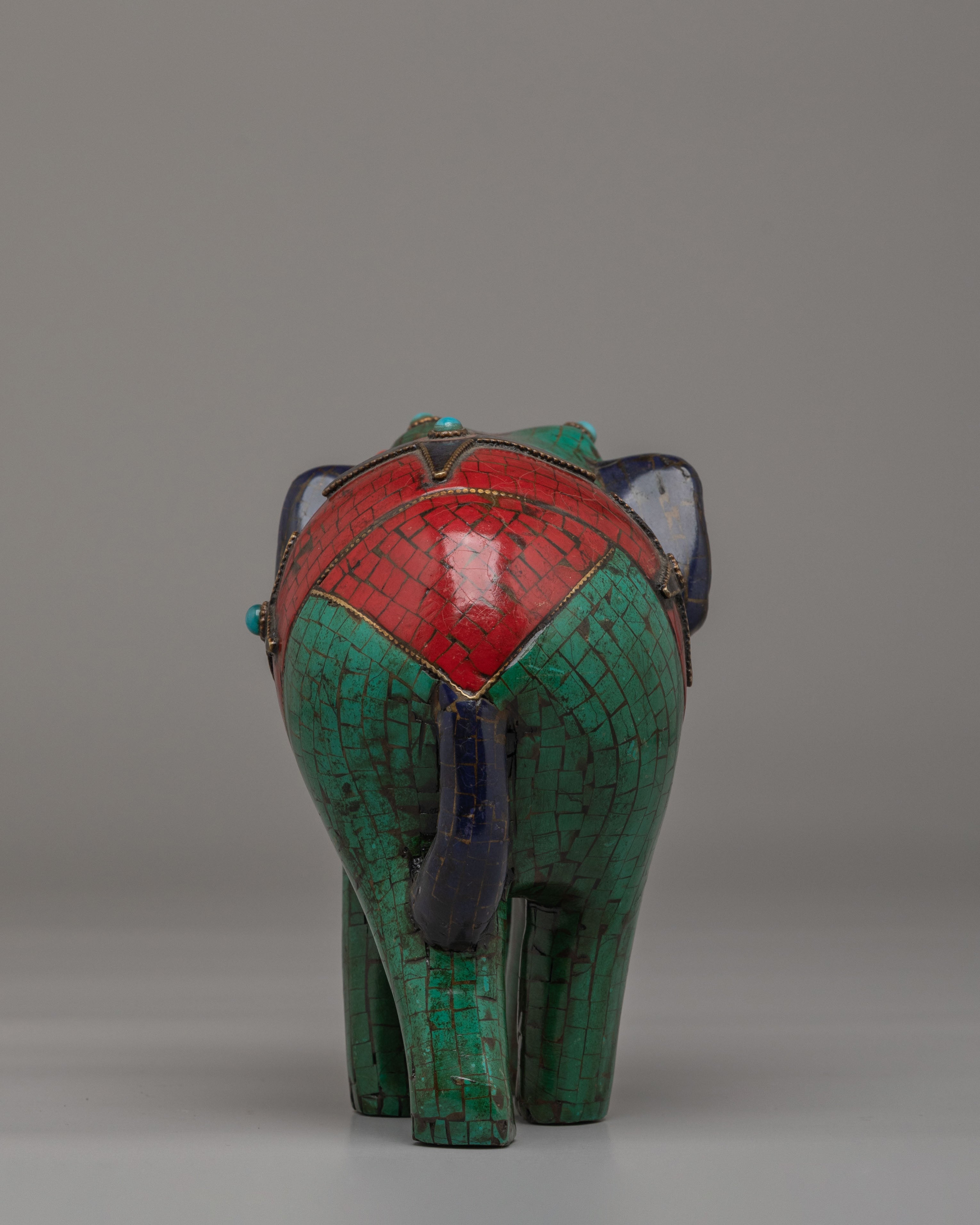 Tibetan Elephant for Decor | Sacred Art Piece for Meditation