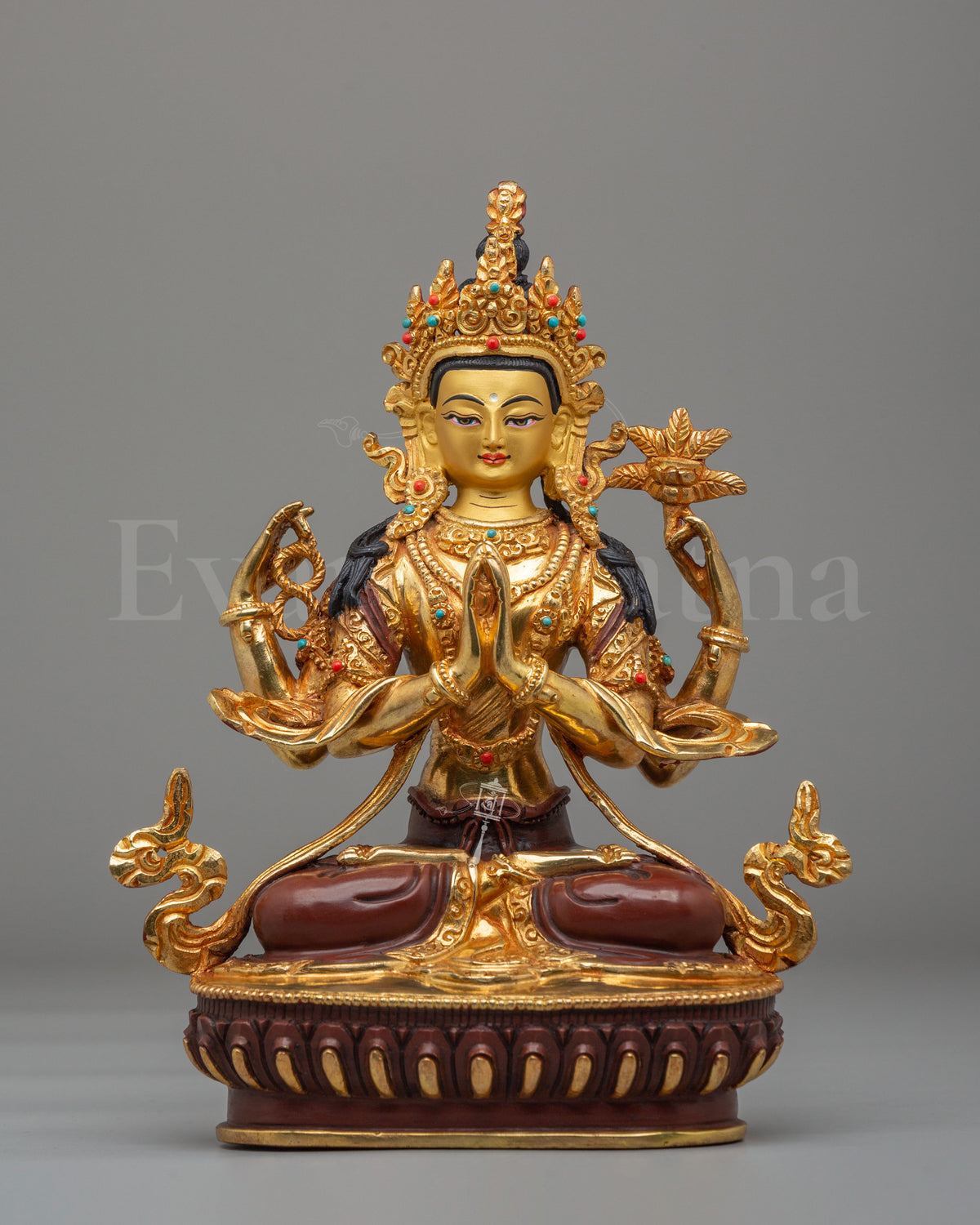 Handcrafted Altar Chenrezig Sculpture
