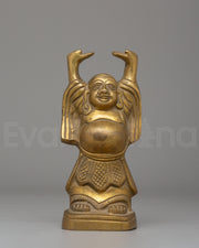 Handmade Laughing Buddha Statue 