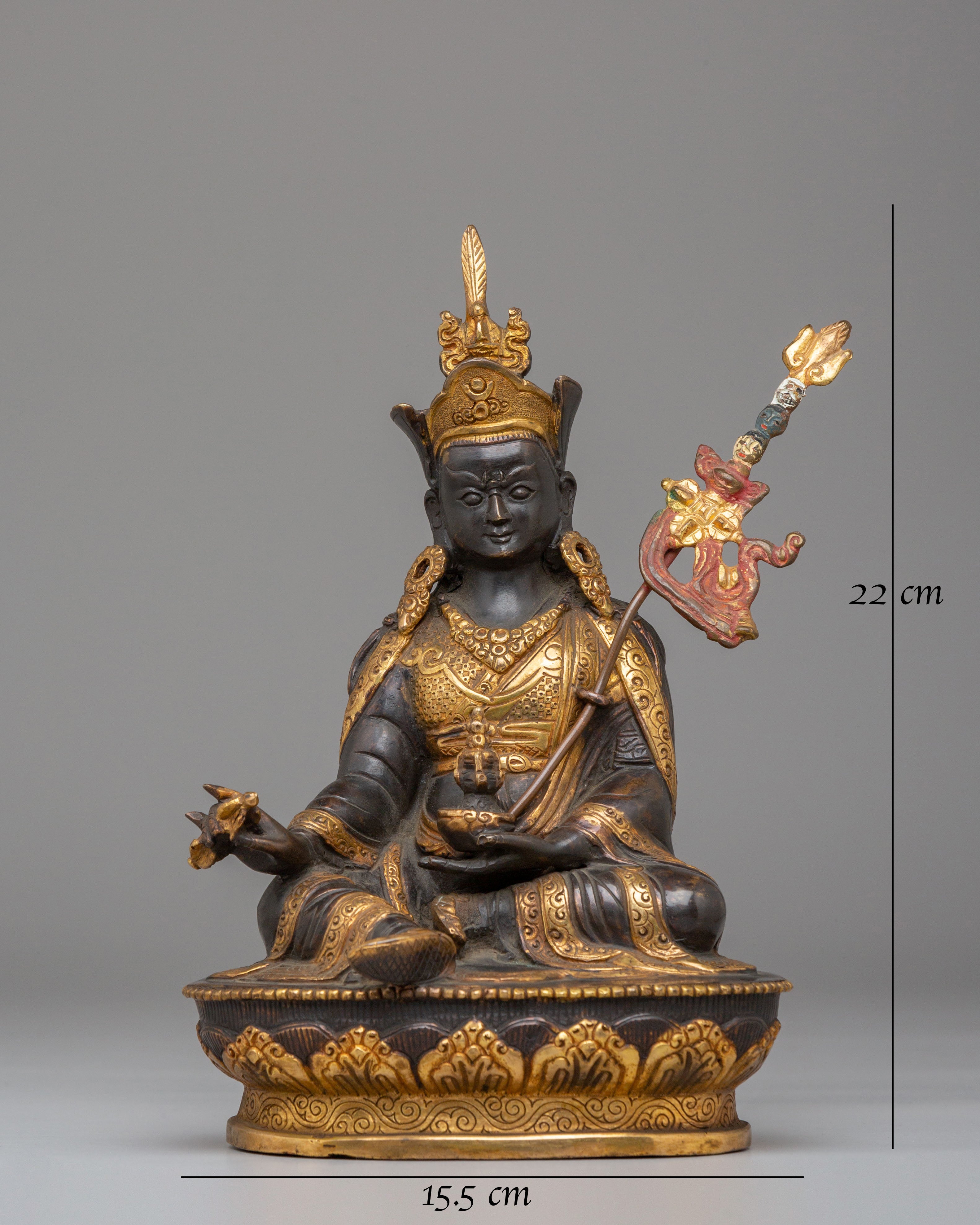 Padmasambhava Sacred Statue | Handcrafted Tibetan Buddhist Art