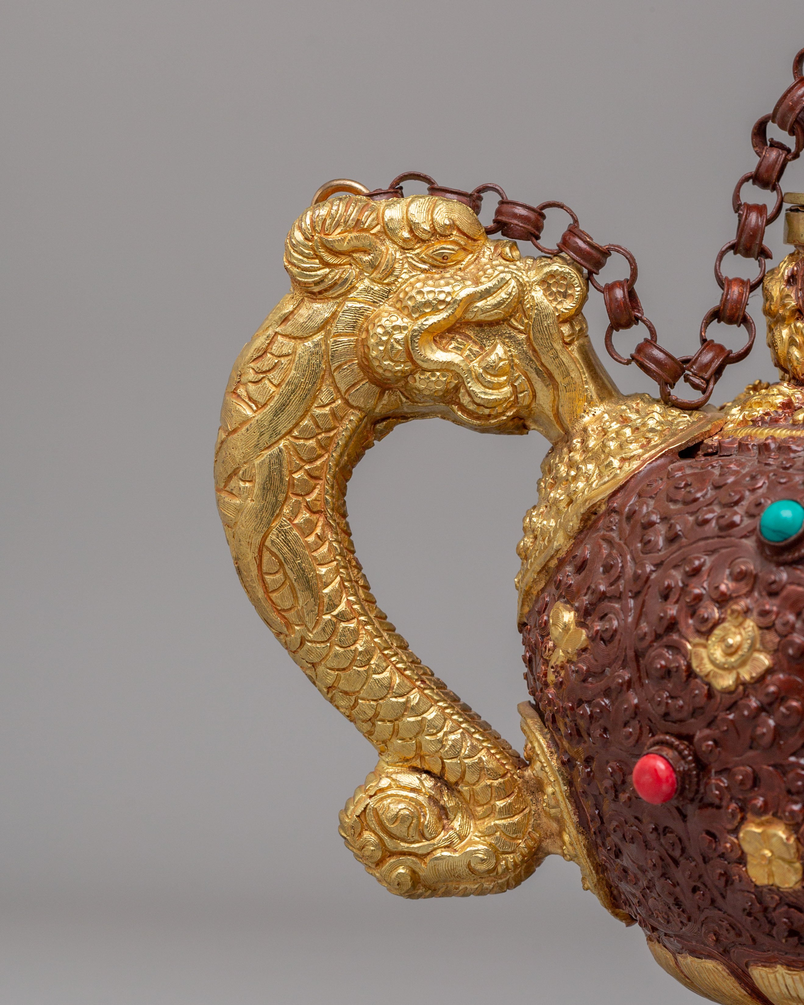 Himalayan Tibetan Tea Pot | Spiritual and Cultural Decor