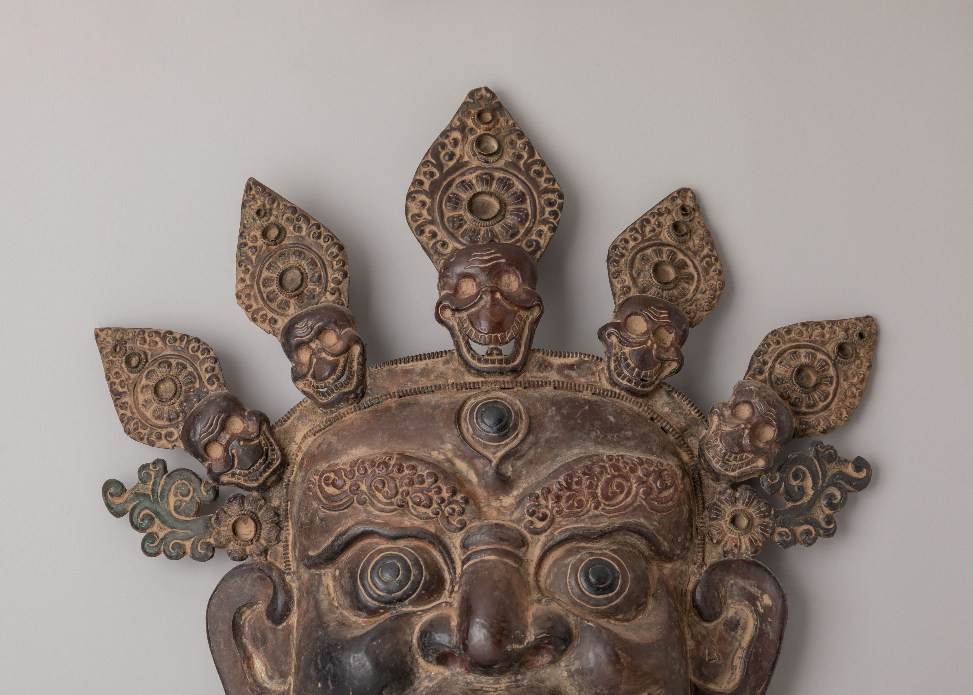 Traditional Mahakala Wall Hanging | Tibetan Art