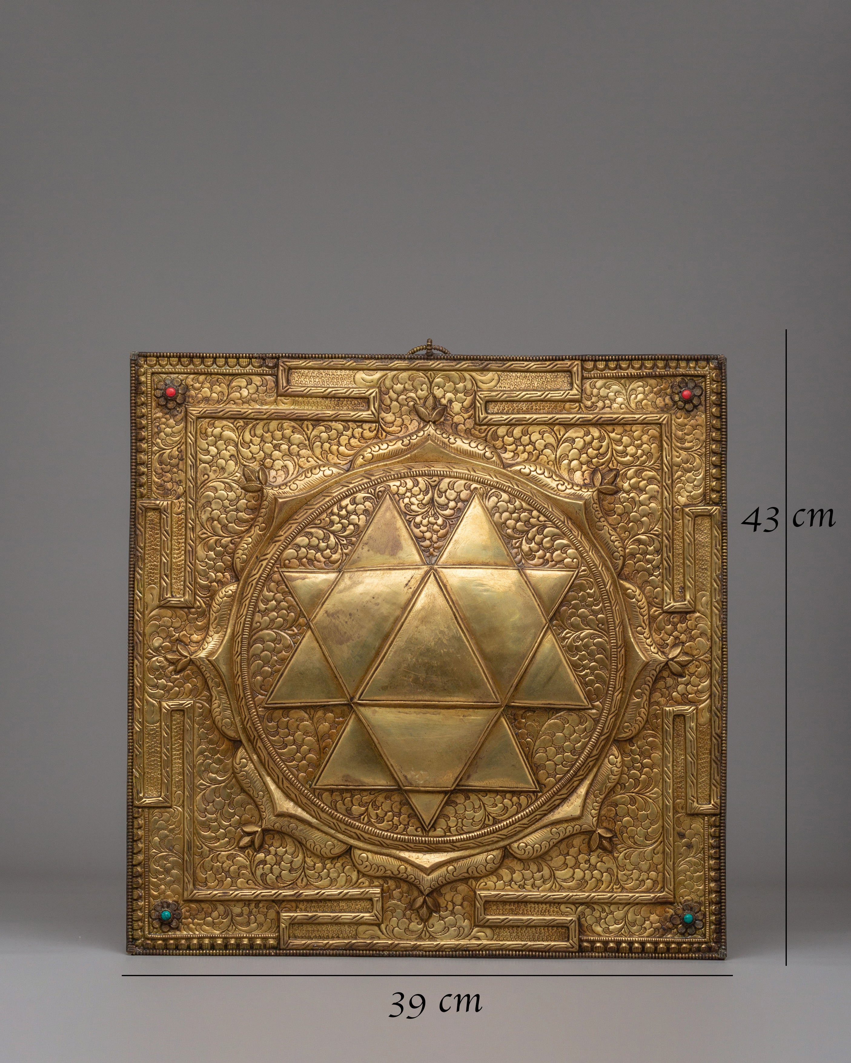 Traditional Sri Yantra Wall Hanging | Spiritual Protection Decor