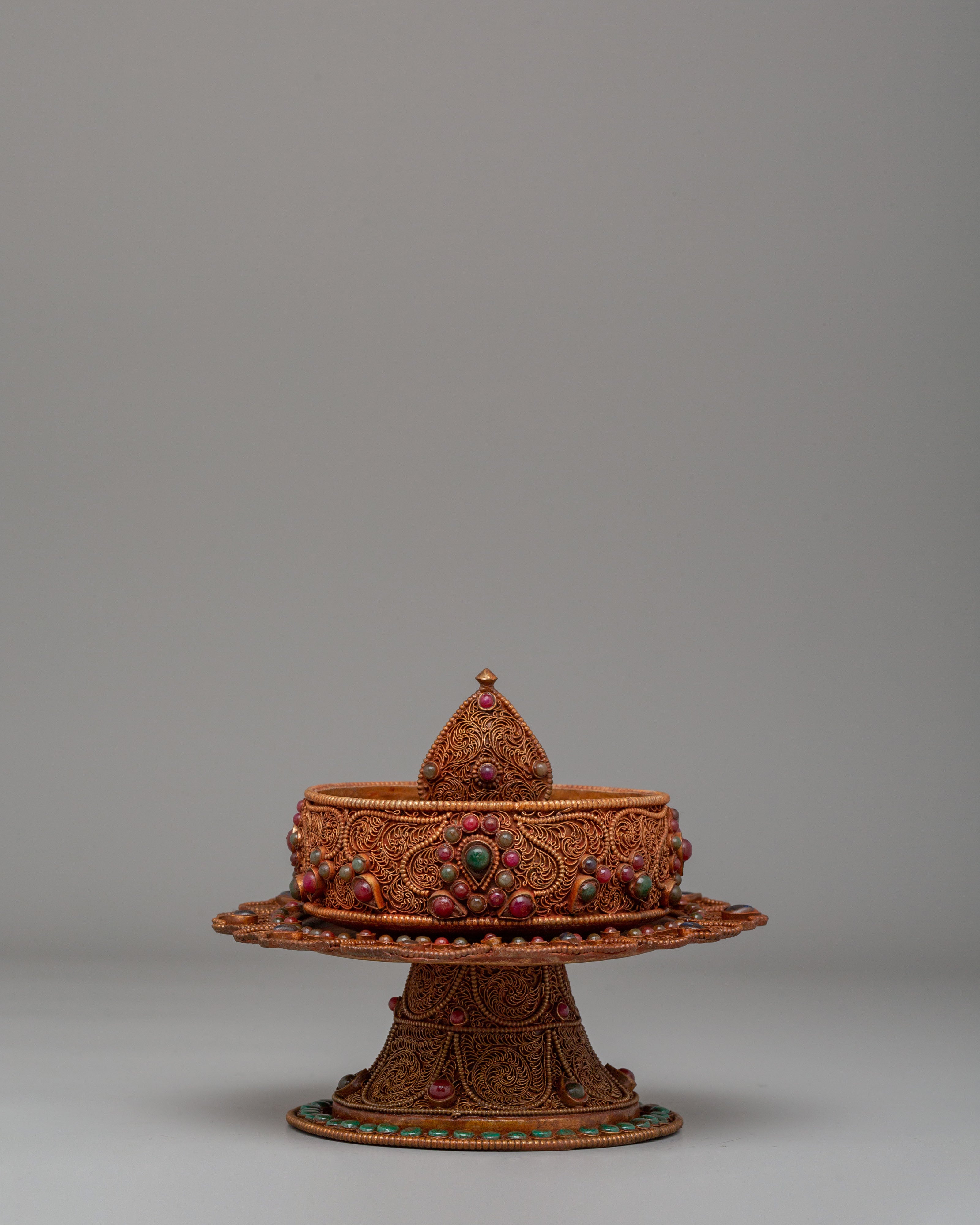 Traditional Altar Mandala | Copper Body Mandala