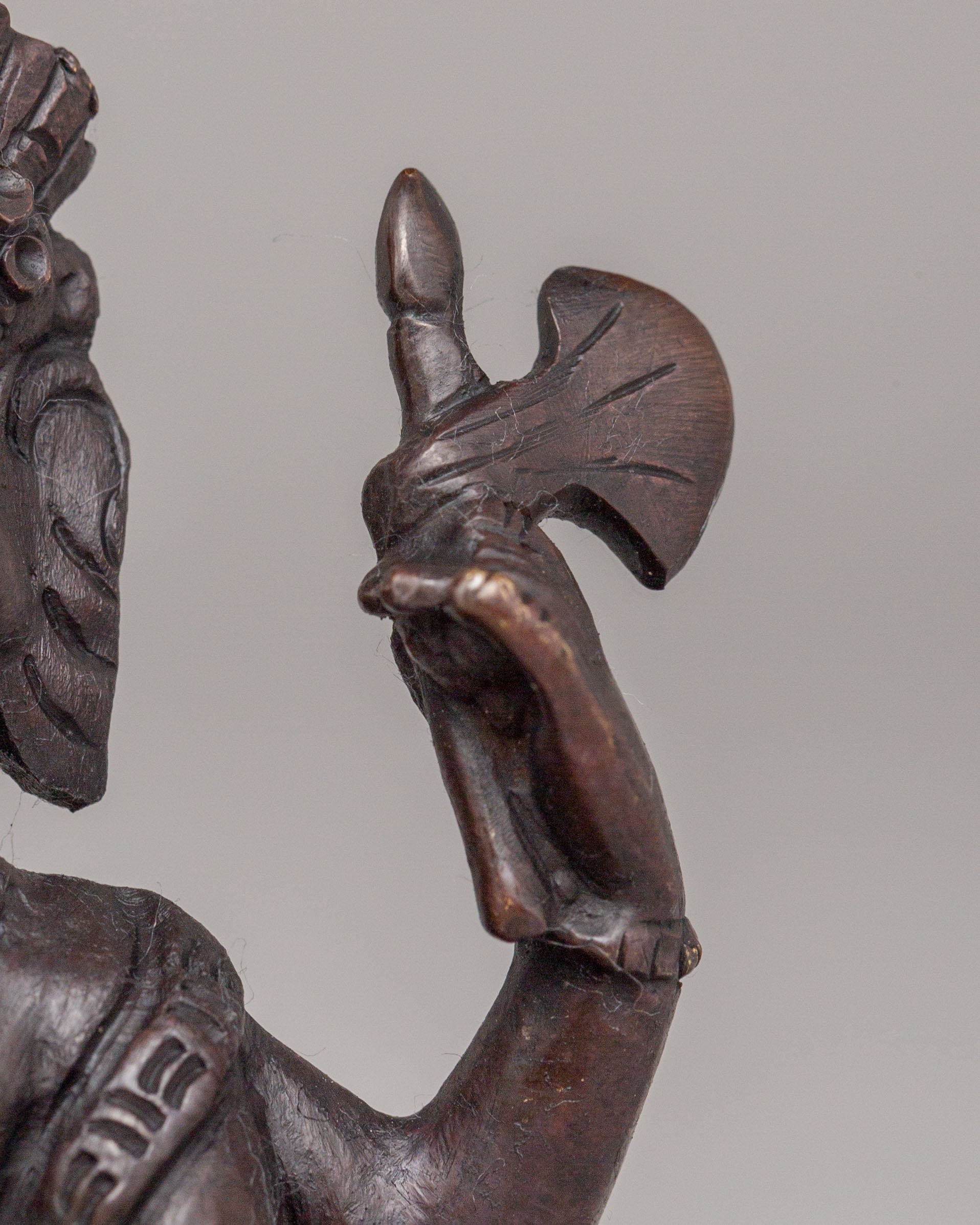 Spiritual Ganesh Deity Statue | Oxidized Copper Ganesha Idol for Meditation