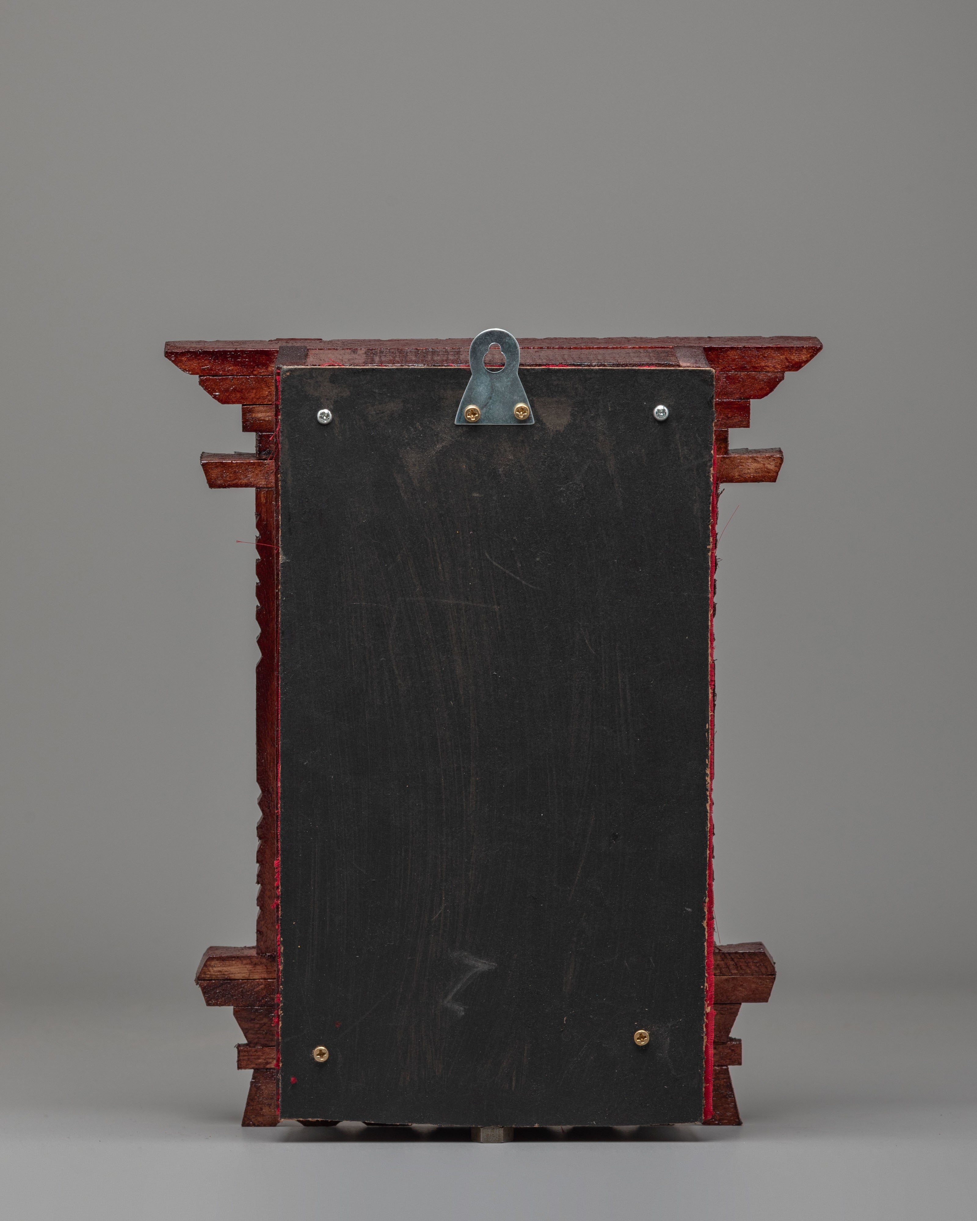 Dalaucha Wood Wall Hanging | Tibetan Buddhist Shrine Decor