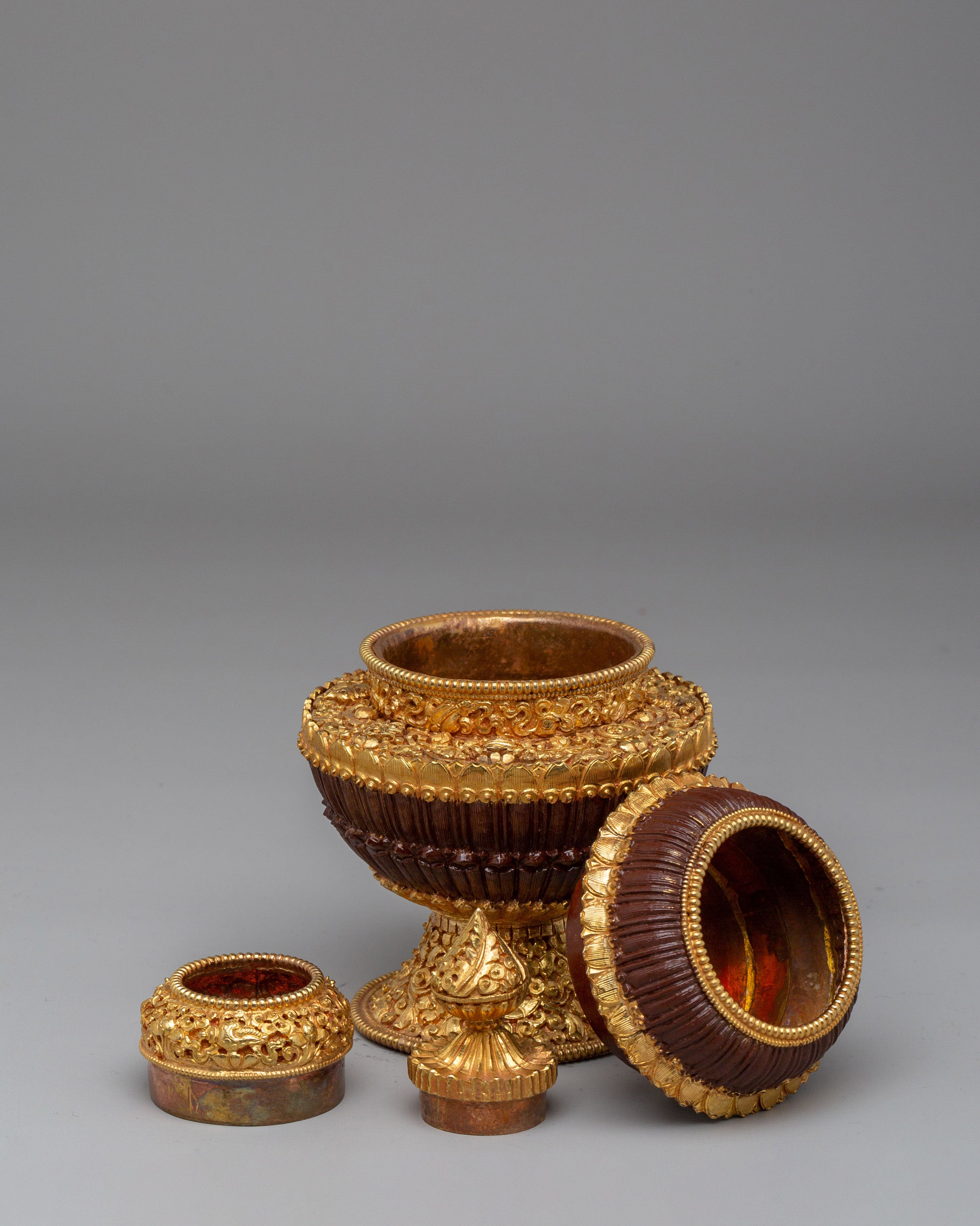 Dhupur Rice Pot for Ritual Offerings | Buddhist Altar Vessel