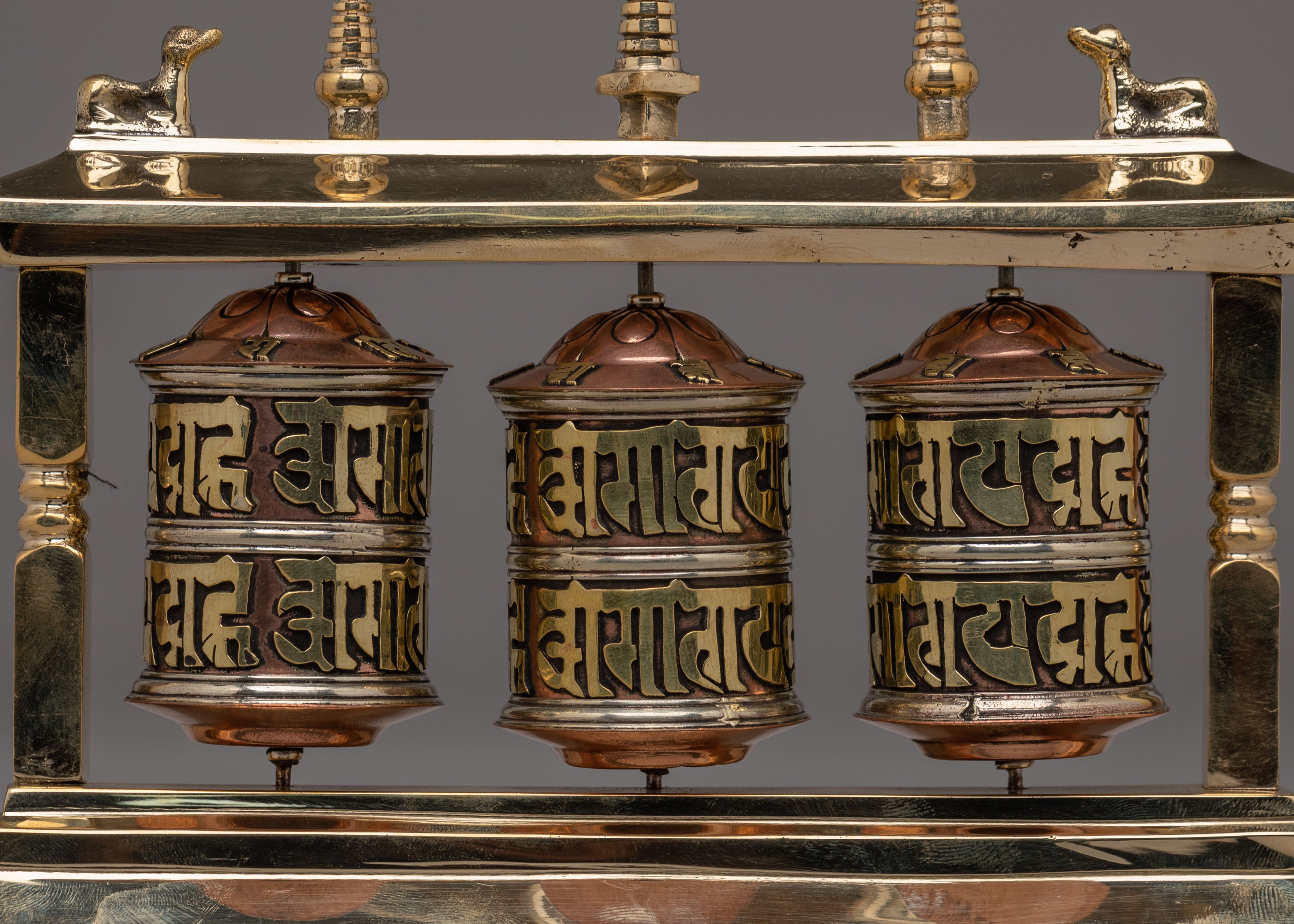 Spiritual Prayer Wheel for Altar | Mantra Spinner for Meditation and Blessings