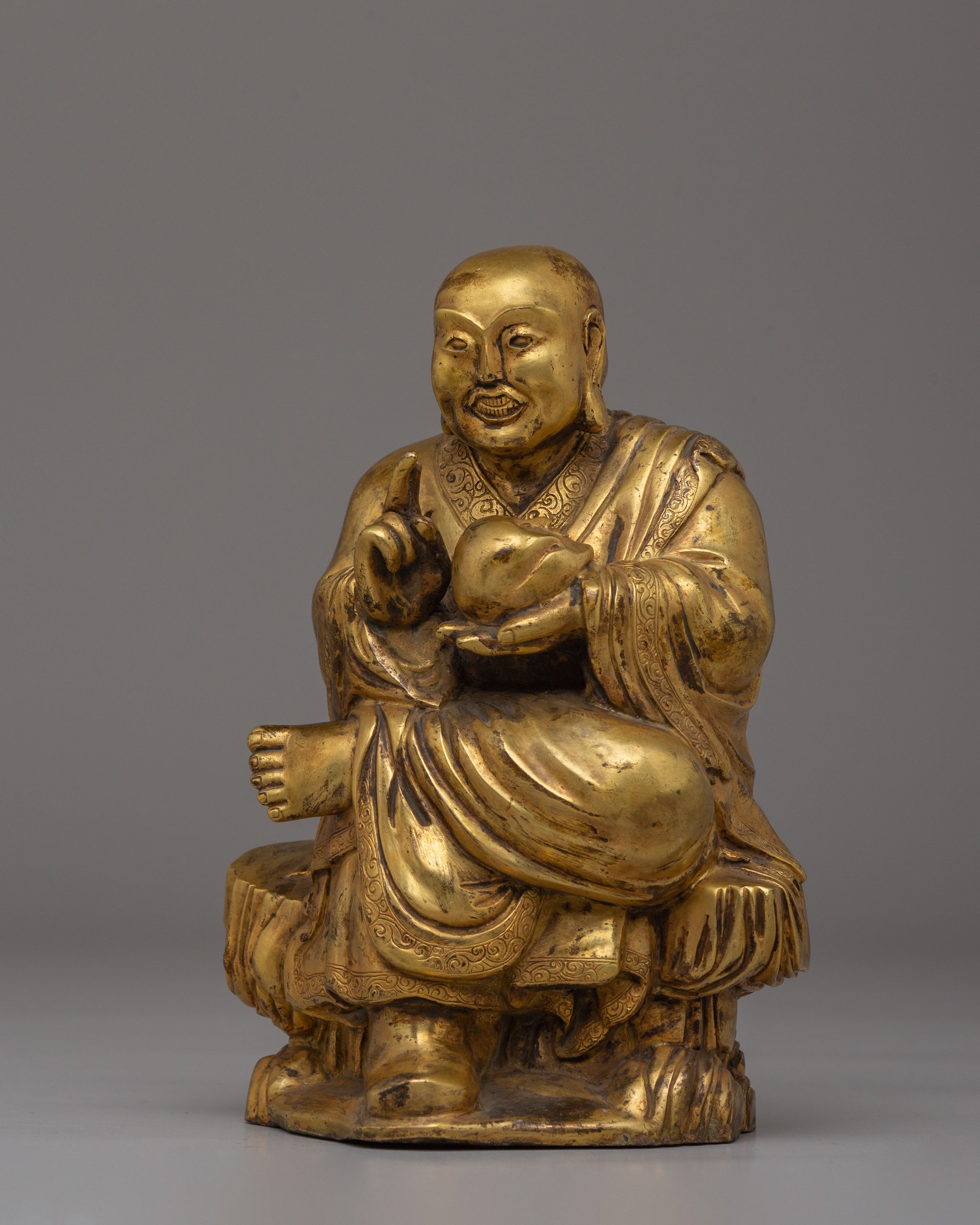 Sacred Laughing Buddha Statue | Symbol of Happiness and Abundance