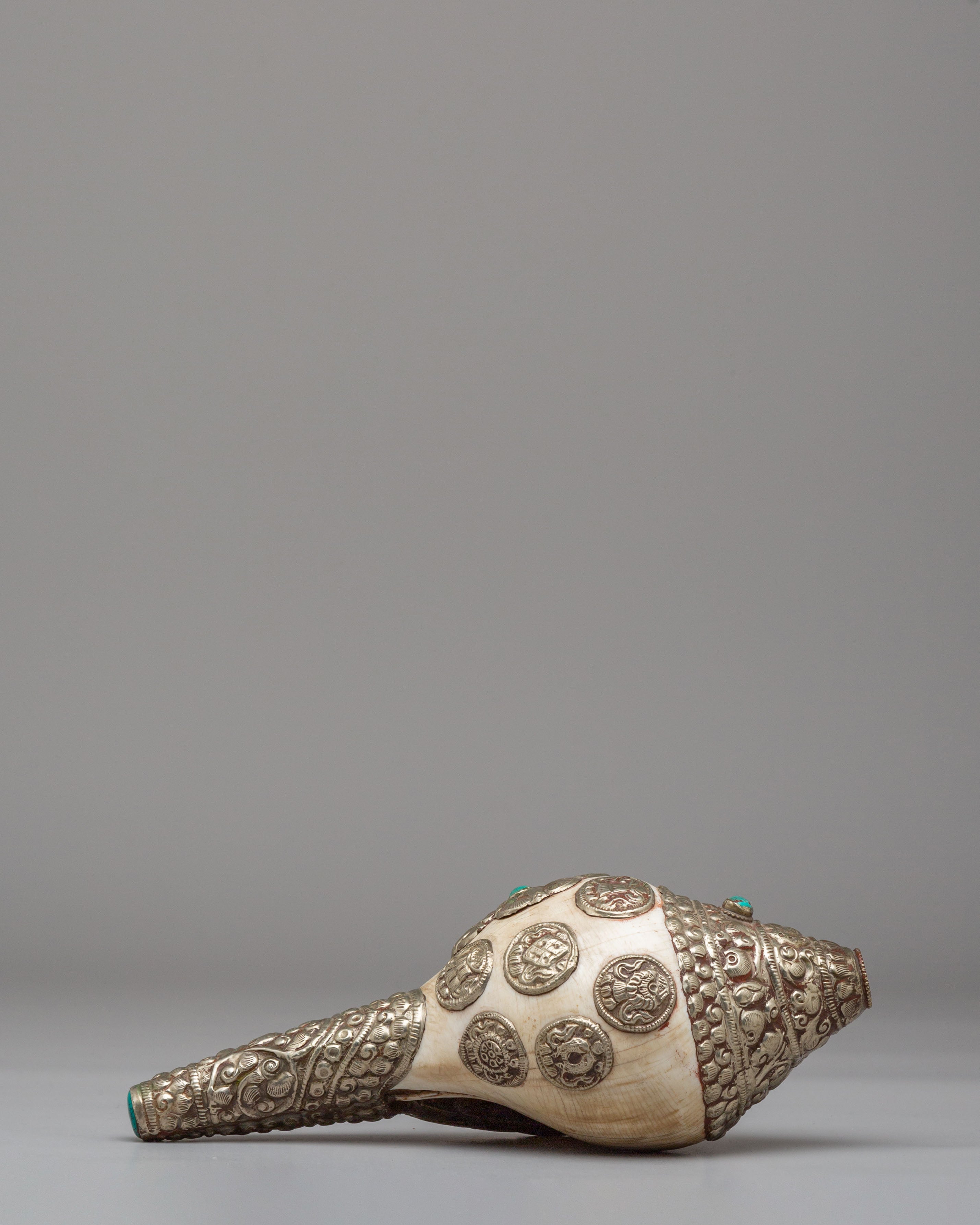 Handcrafted Ritual Conch | Traditional Tibetan Ritual Object