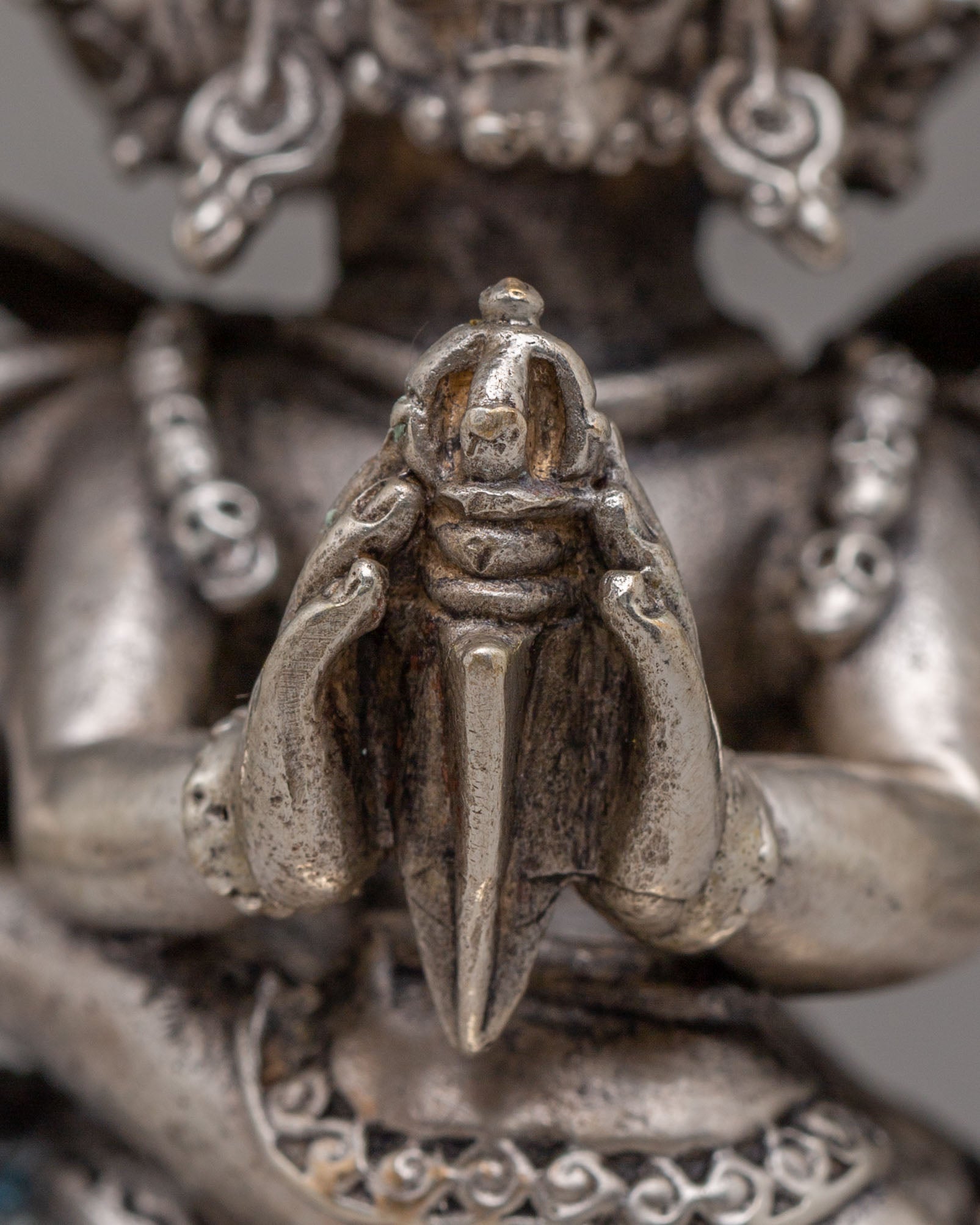 Sacred Himalayan Vajrakilaya Statue | Buddhist Tantric Deity