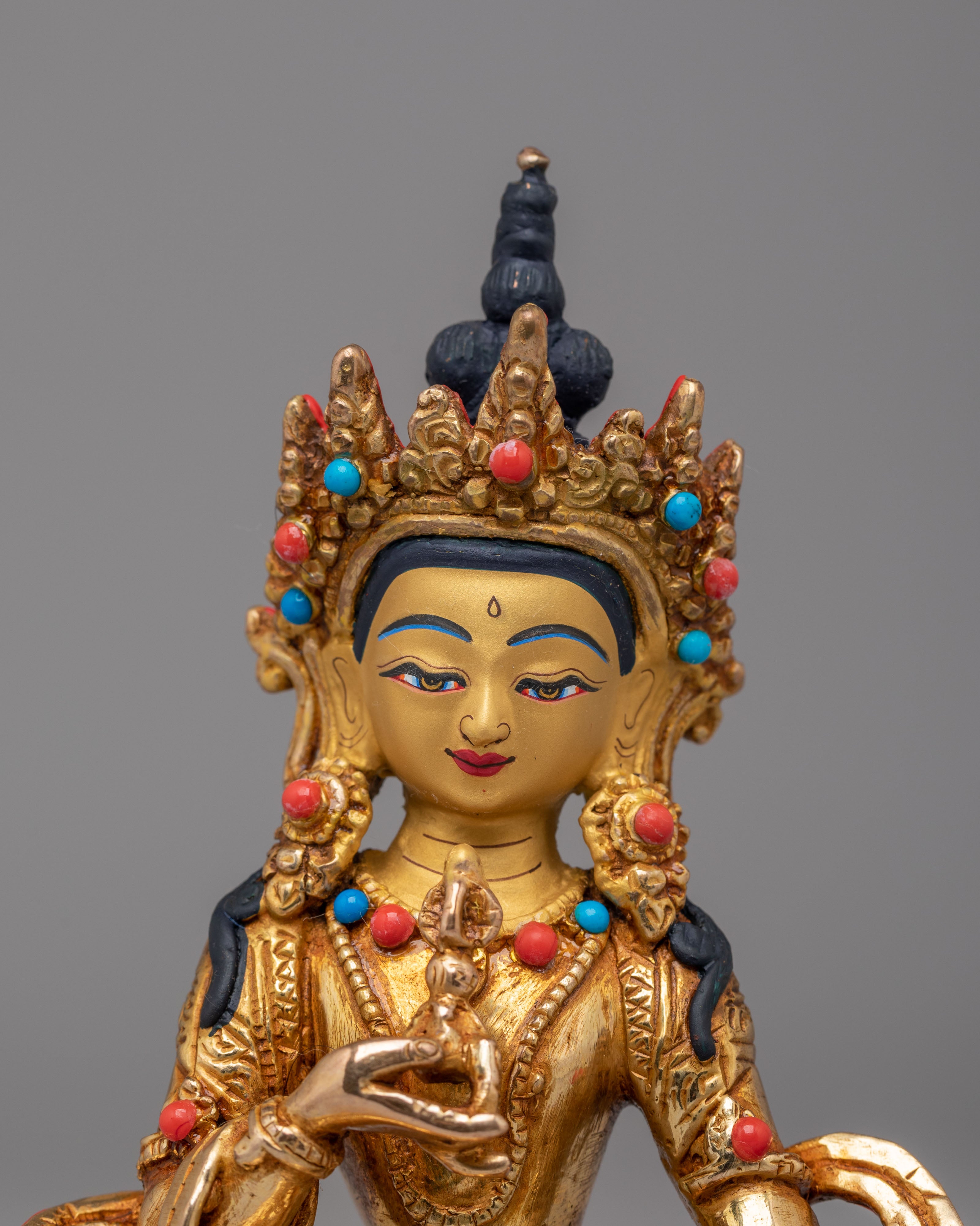 Tibetan Vajrasattva Statue for Purification | Handcrafted Buddhist Sculpture
