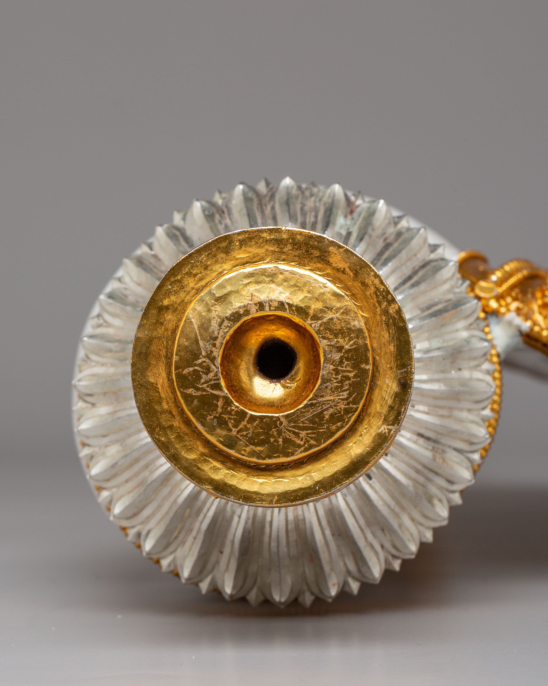 Sacred Conch Shell With Dragon Motif | Buddhist Ritual Conch
