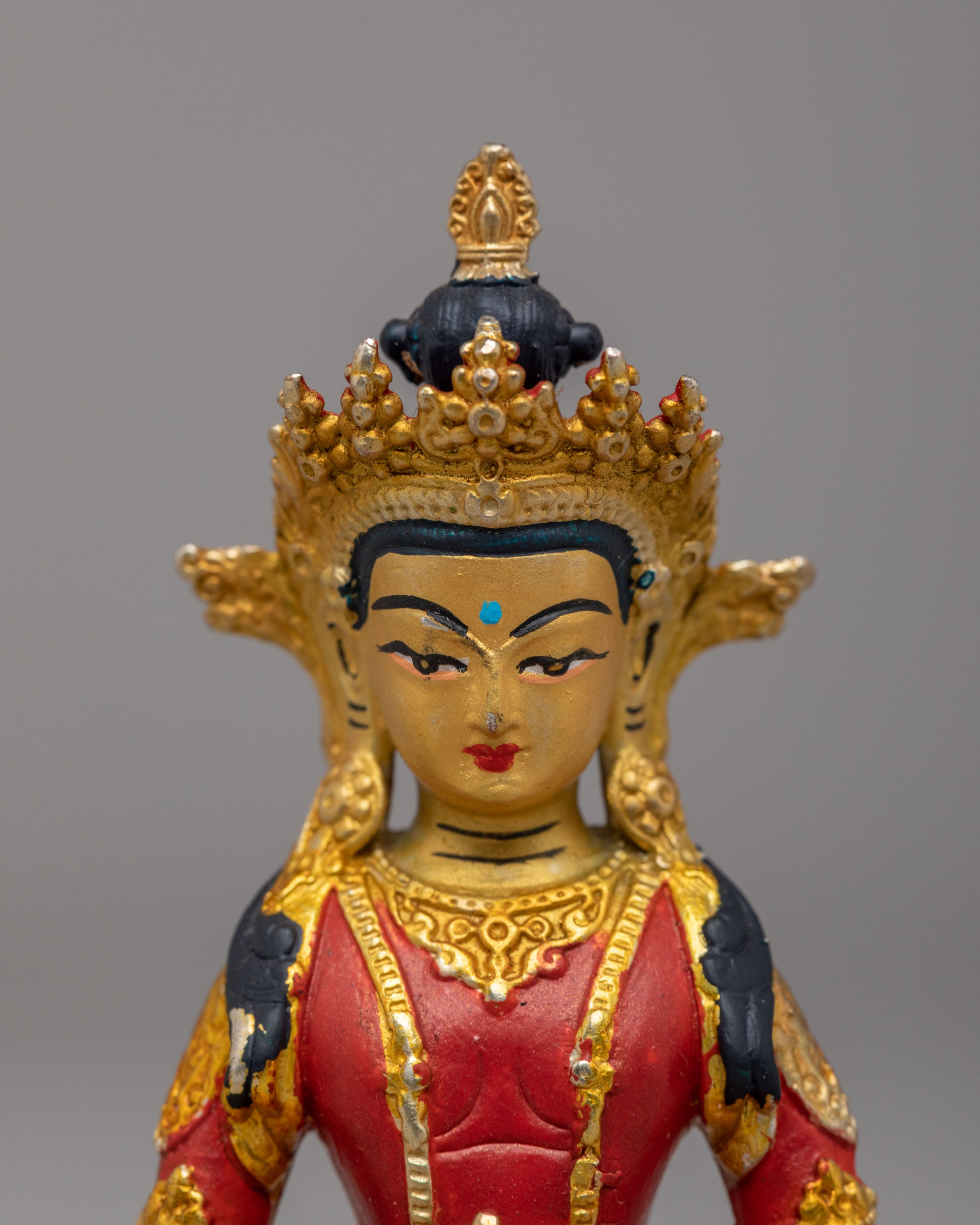 Sacred Altar Amitayus Buddha Statue | Longevity Buddha Sculpture