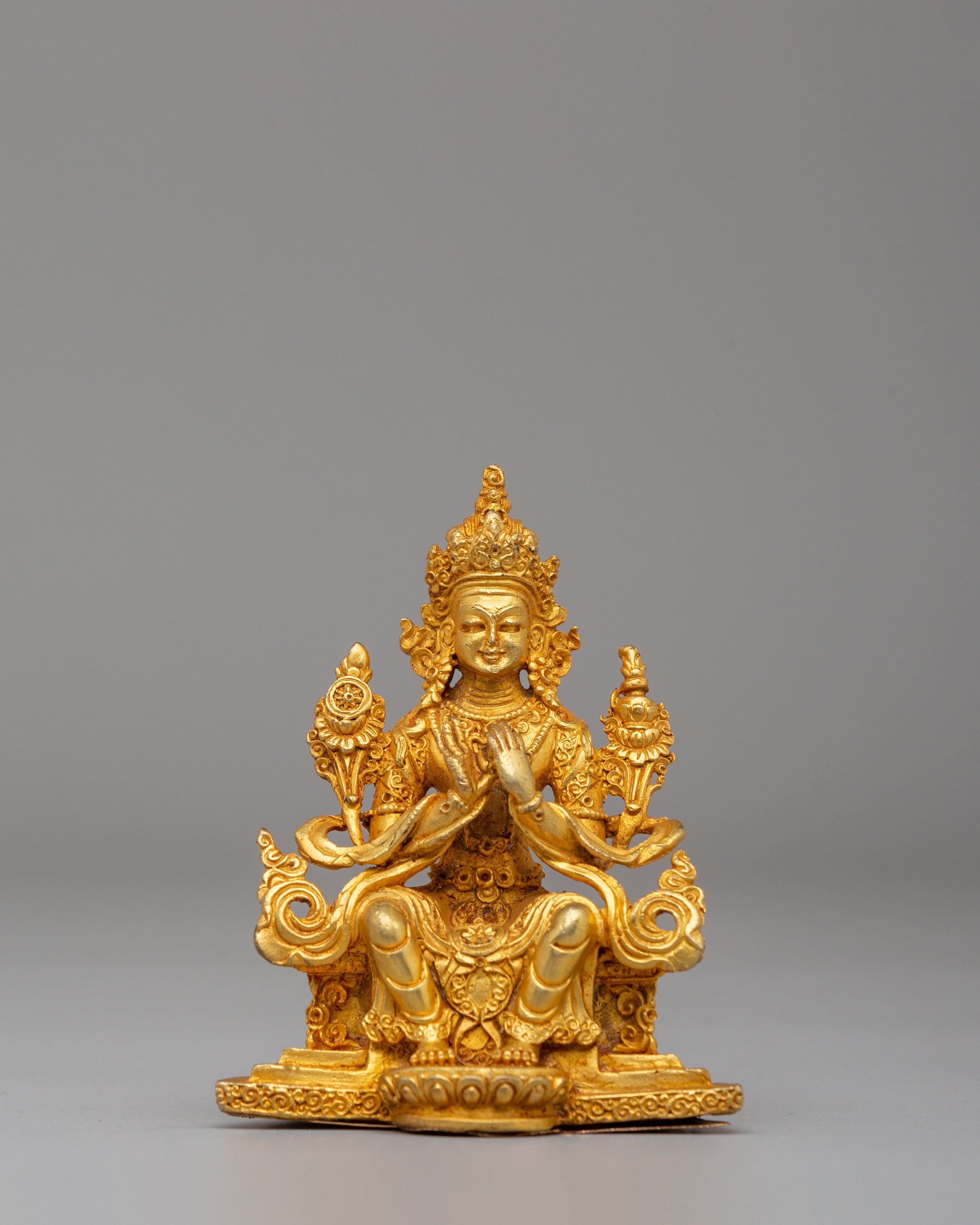 Tibetan Maitreya Buddha Altar Statue | Spiritual Home Decor