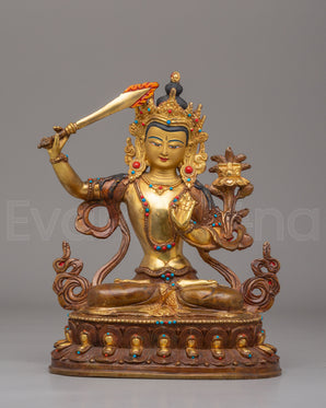 Manjushri Wisdom Deity Statue