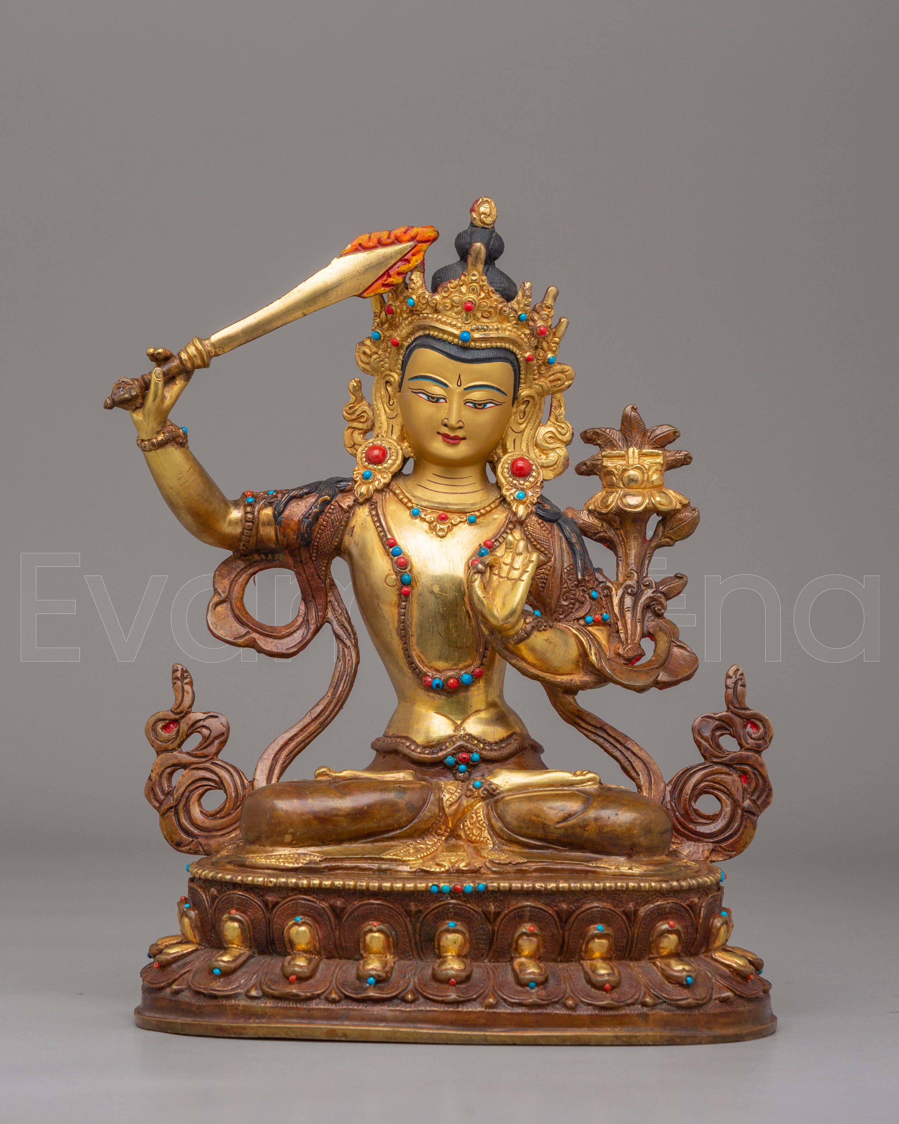 Manjushri Wisdom Deity Statue