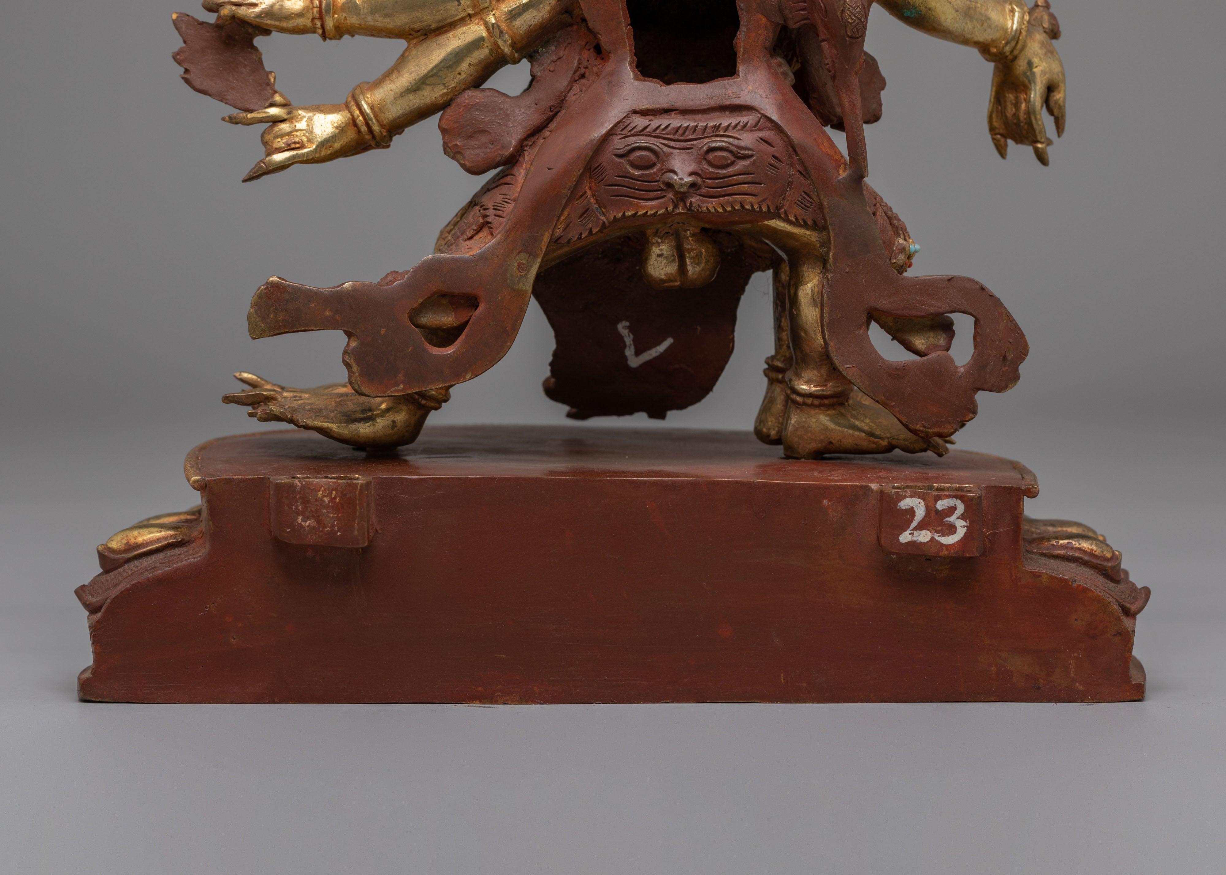 Six Armed Mahakala Statue for Protection | Wrathful Deity
