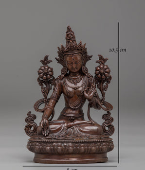 Spiritual Sita Tara Statue | White Tara Figurine for Altar