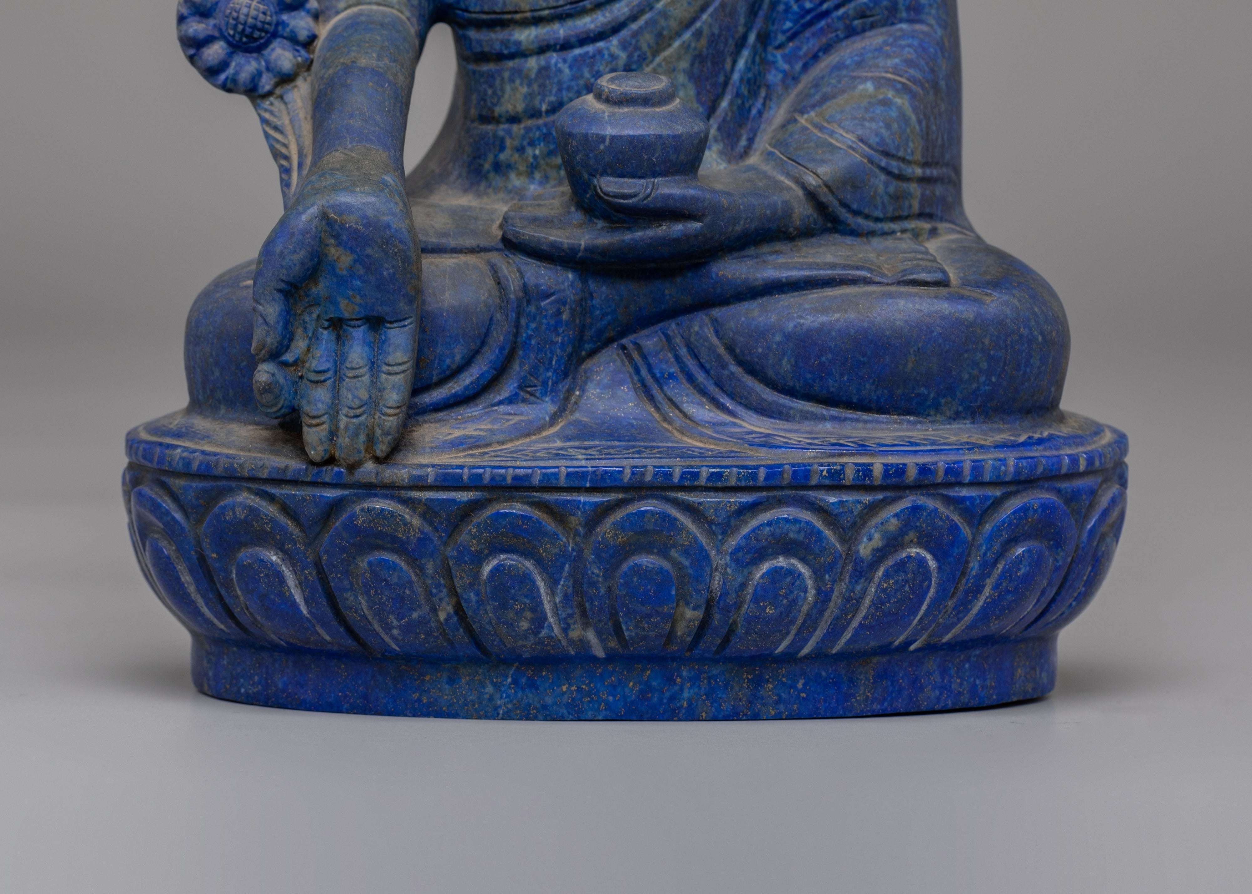 Bhaisajyaguru Medicine Buddha Sculpture | Tibetan Healing Deity