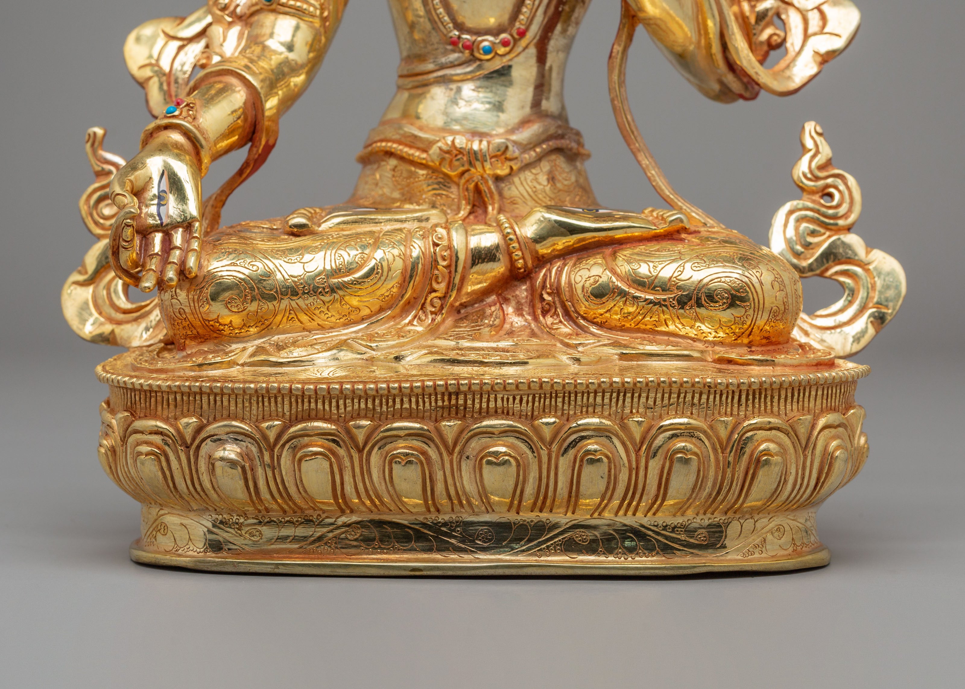 White Tara Goddess of Longevity Statue | Divine Feminine Wisdom Art