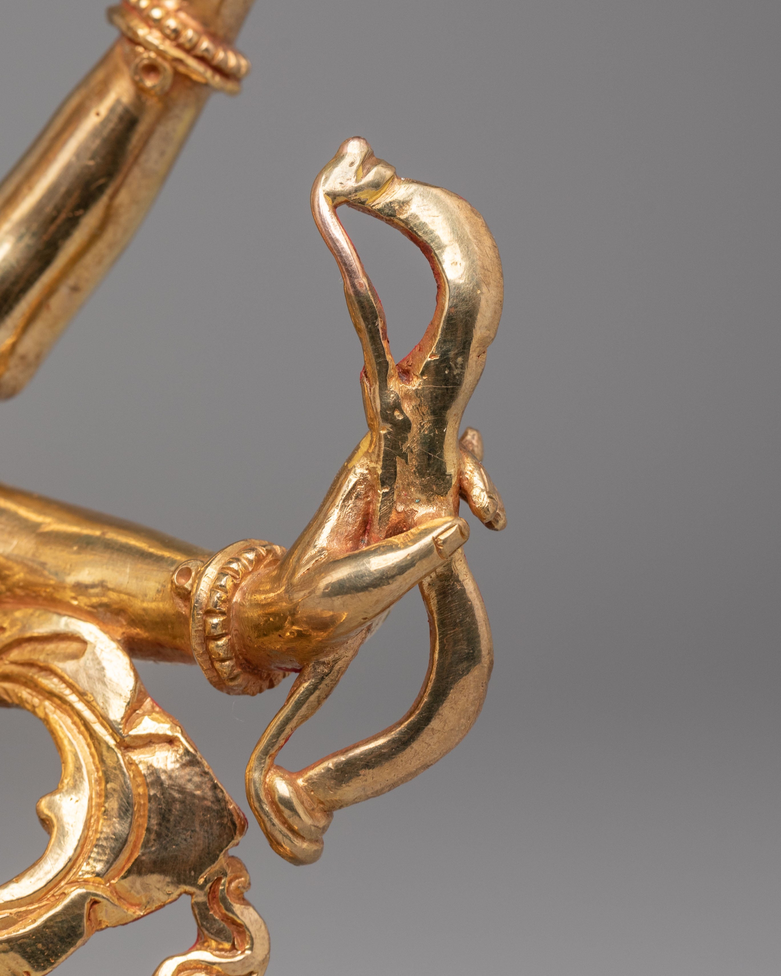 Tibetan Namgyalma Statue | 24K Gold Plated Tibetan Buddhist Sculpture