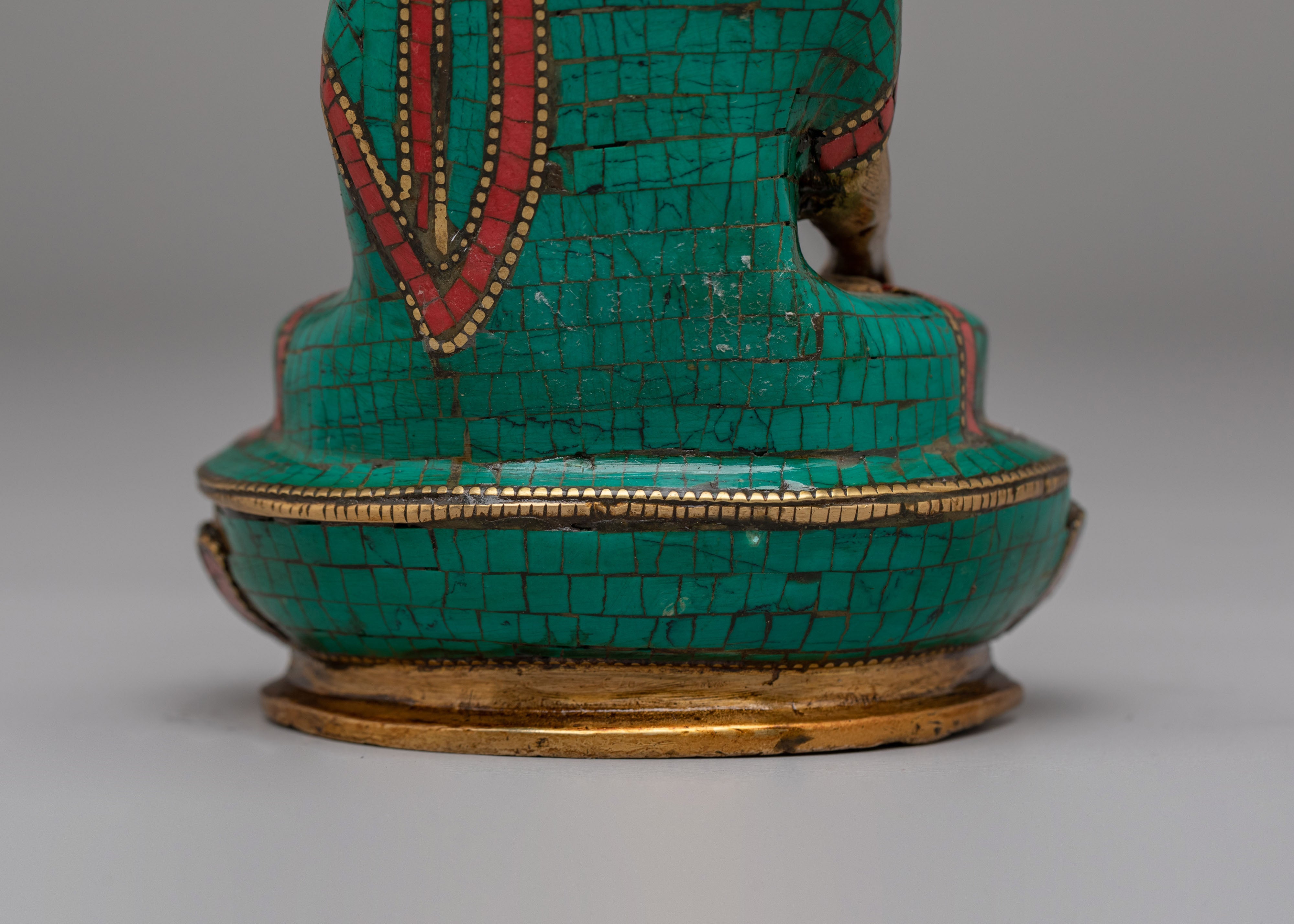 Handmade Shakyamuni Buddha Tibetan Statue | Tibetan Sculpture