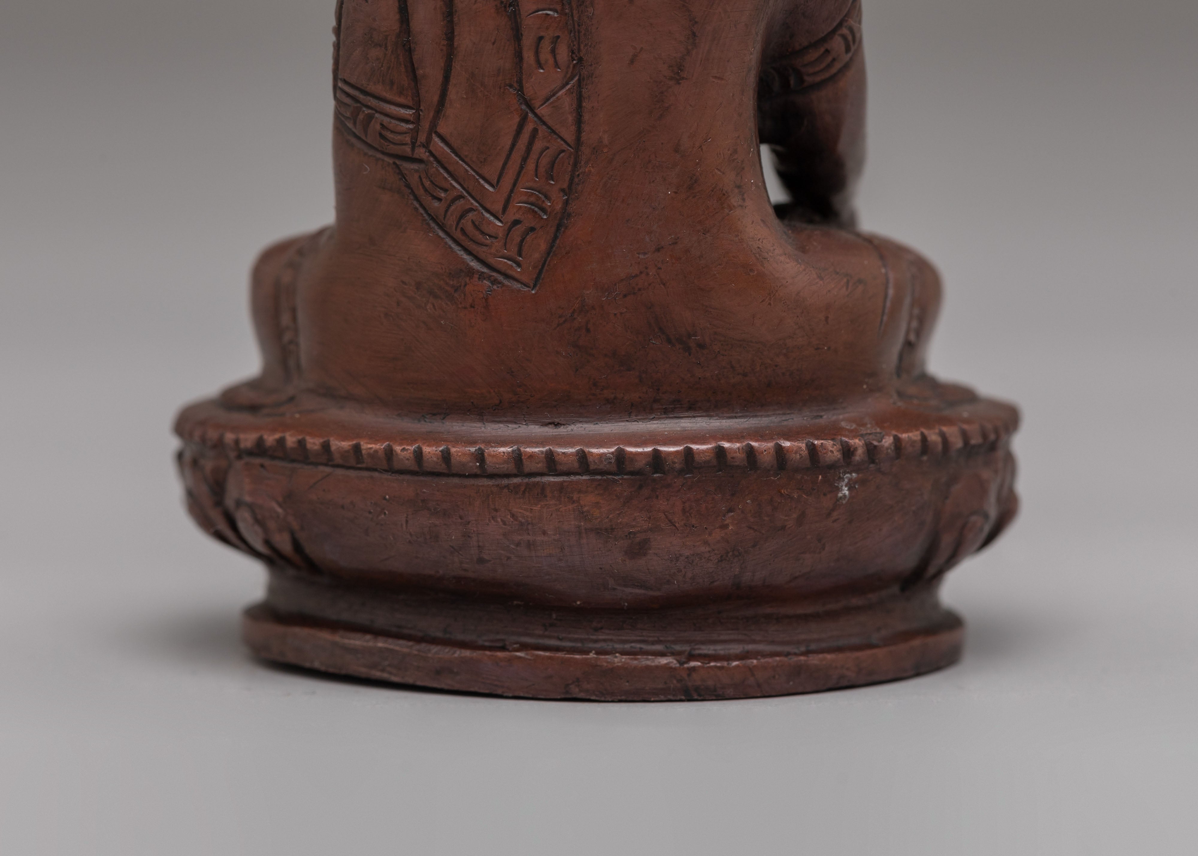 Handmade Ratnasambhava Buddhist Statue | Spiritual Decor