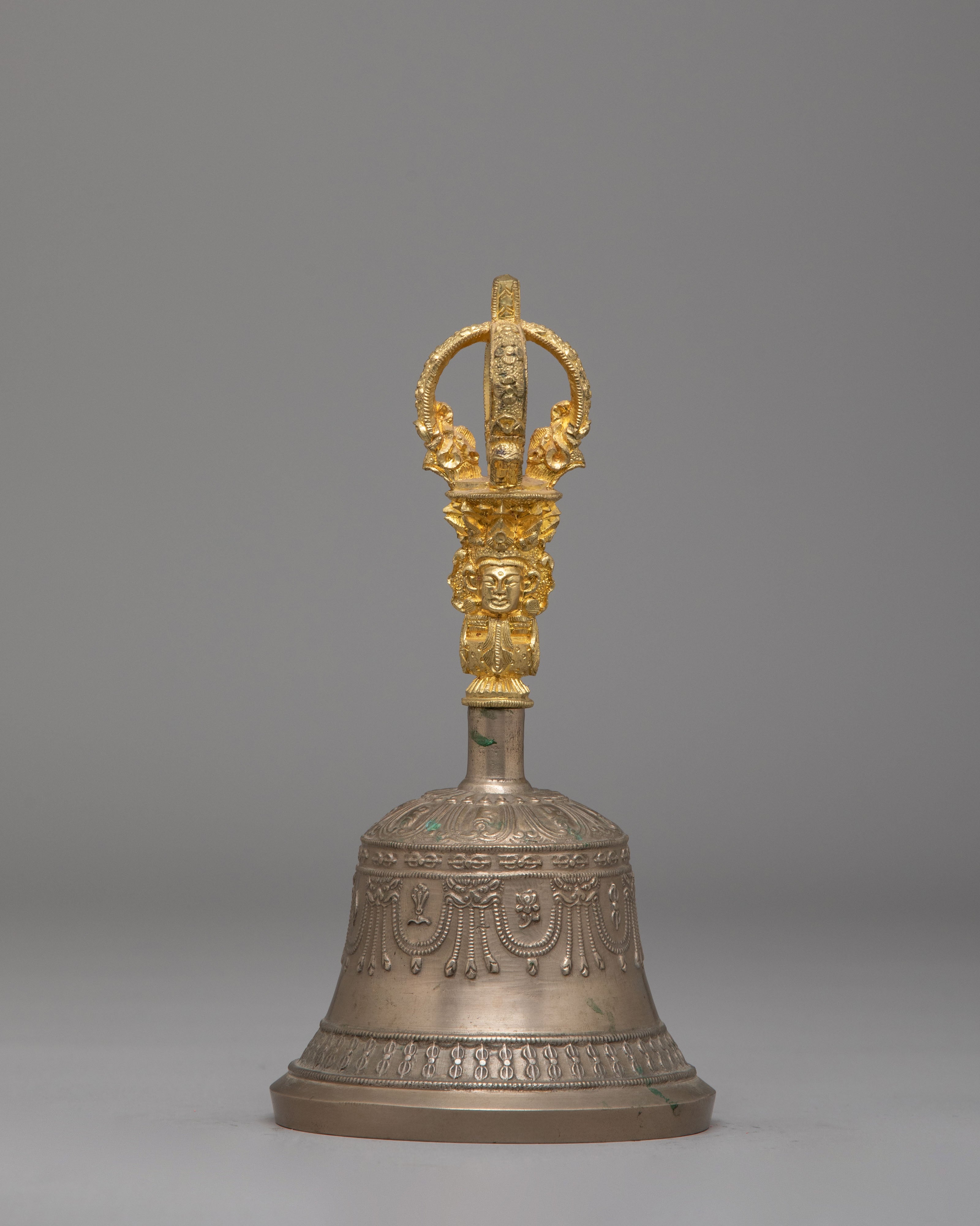 Buddhist Altar Vajra & Bell Set | Handcrafted Ritual Tools for Meditation