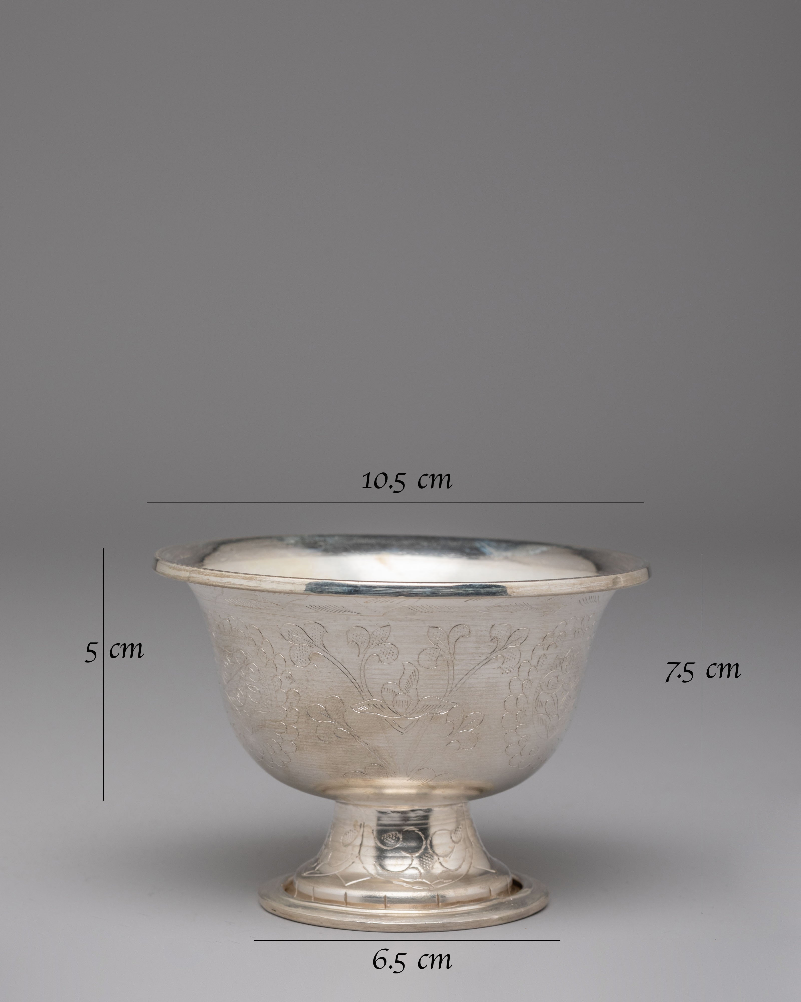 Himalayan Buddhist Offering Bowl Set | Ritual Bowls for Spiritual Practice